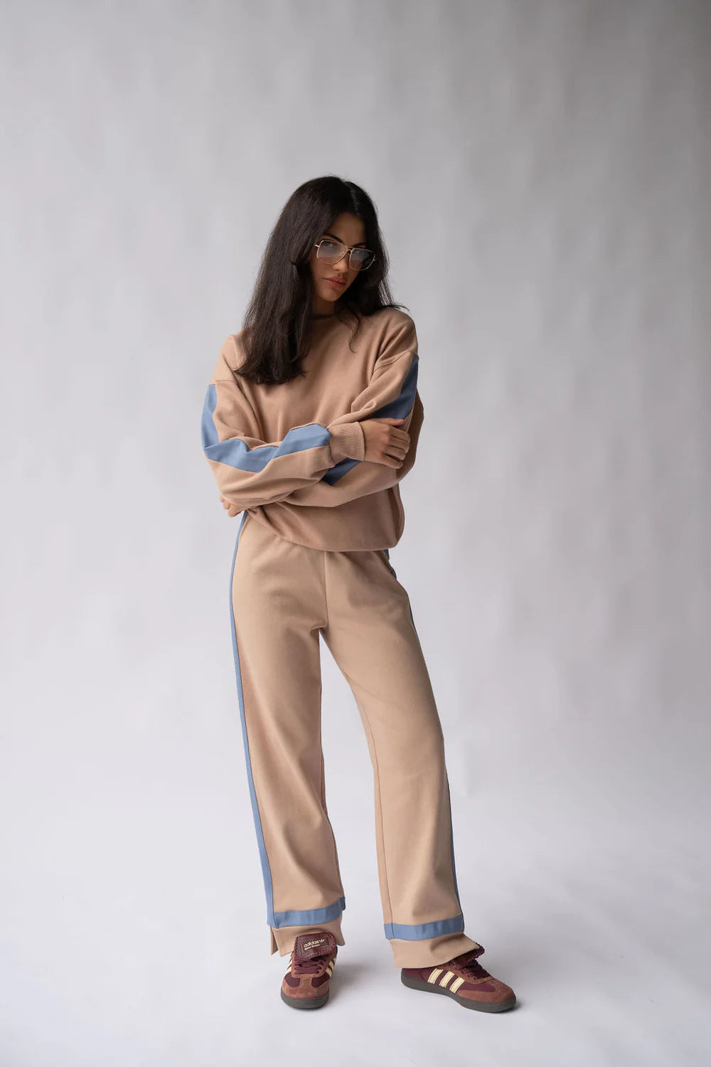 Maya knit pant, nougat