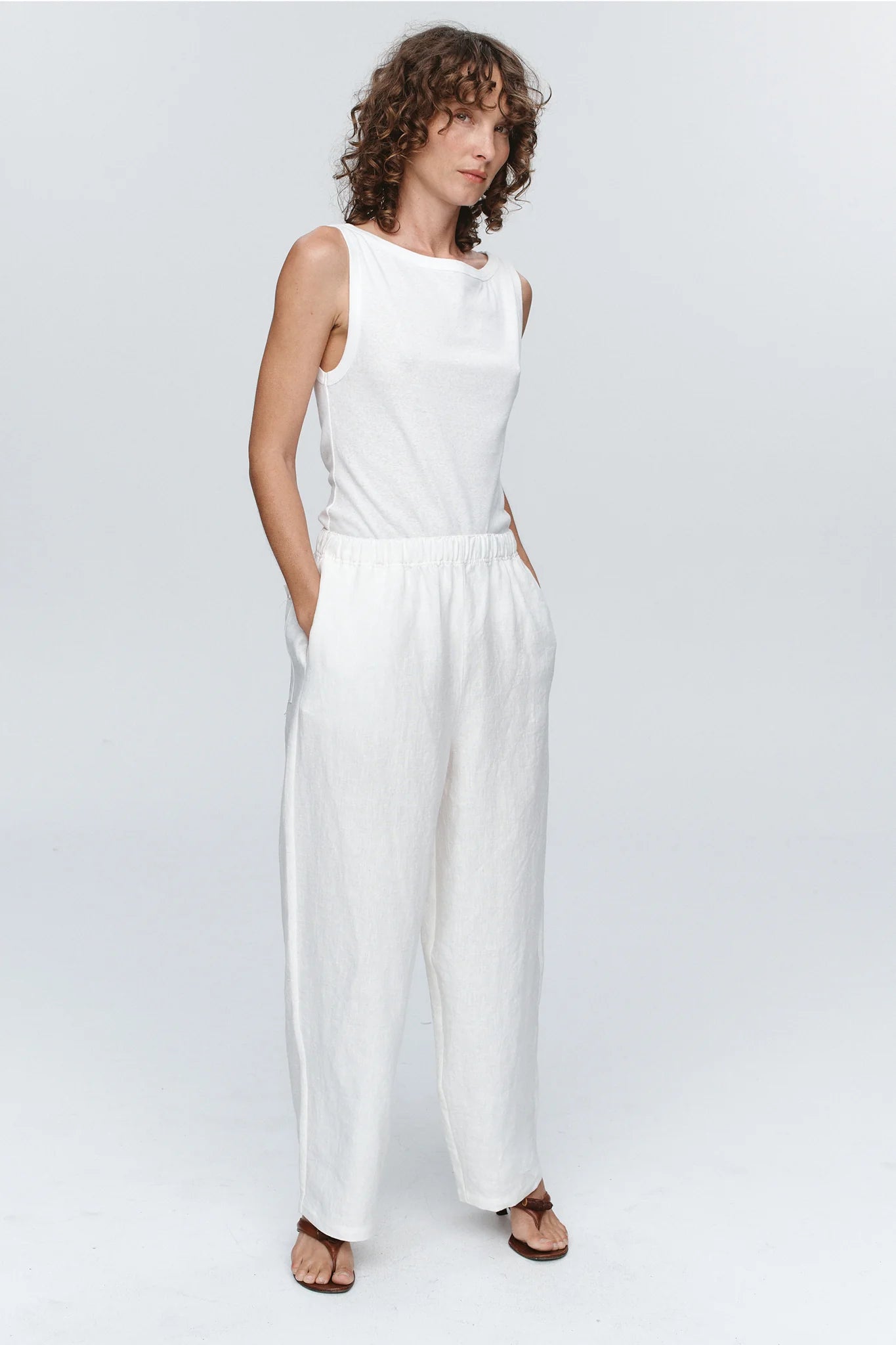 Atticus pant, Ivory