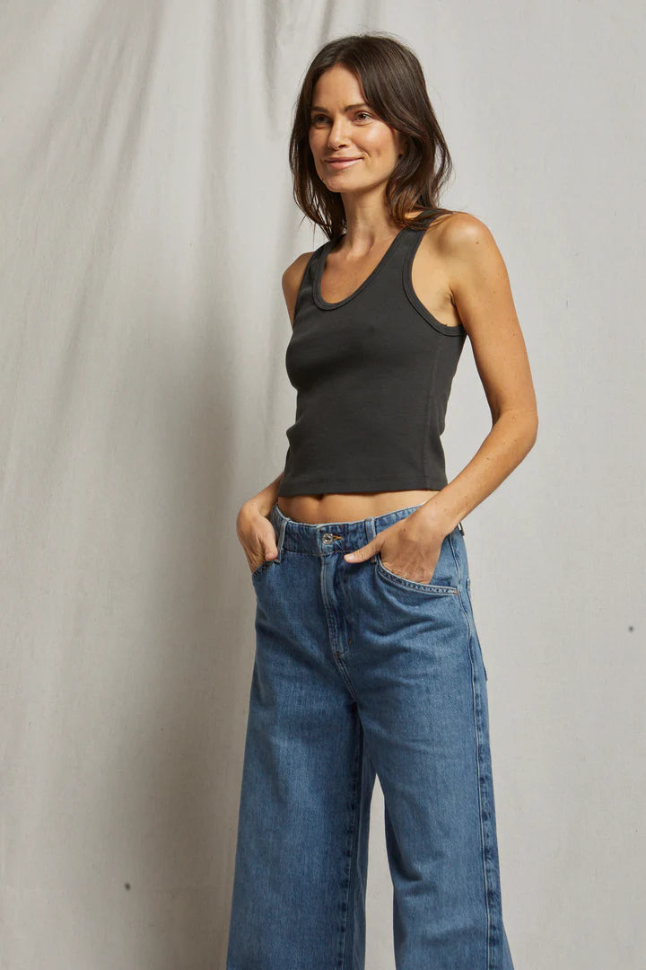 Blondie tank, vintage black