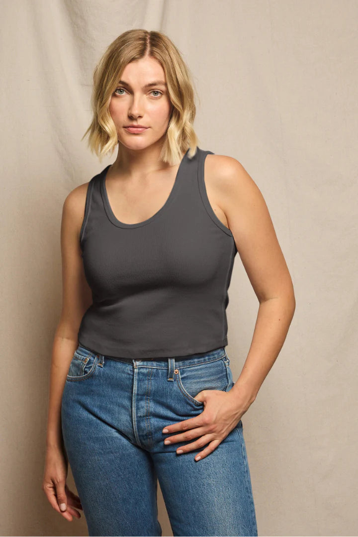 Blondie tank, vintage black