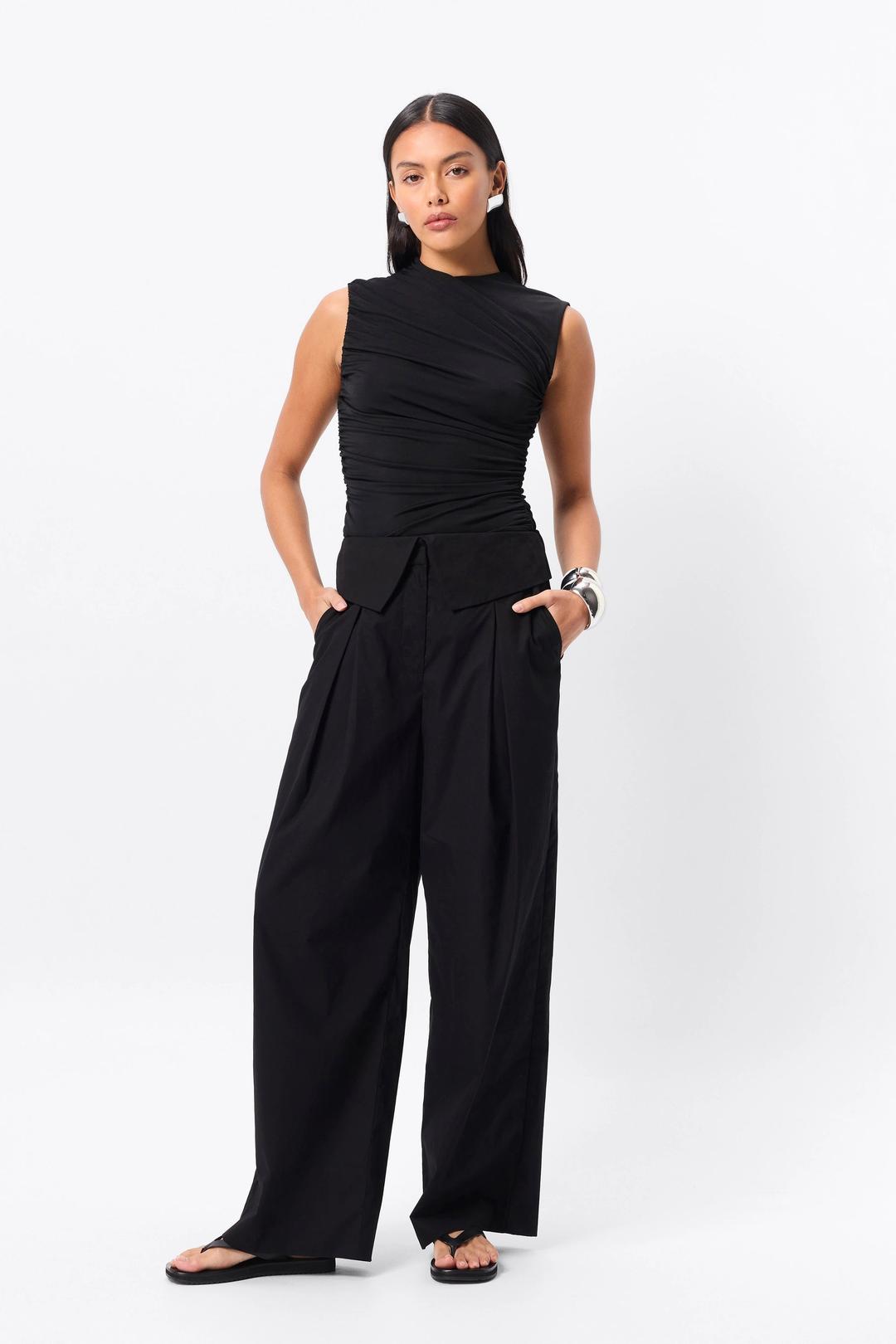 Back to me pant, black