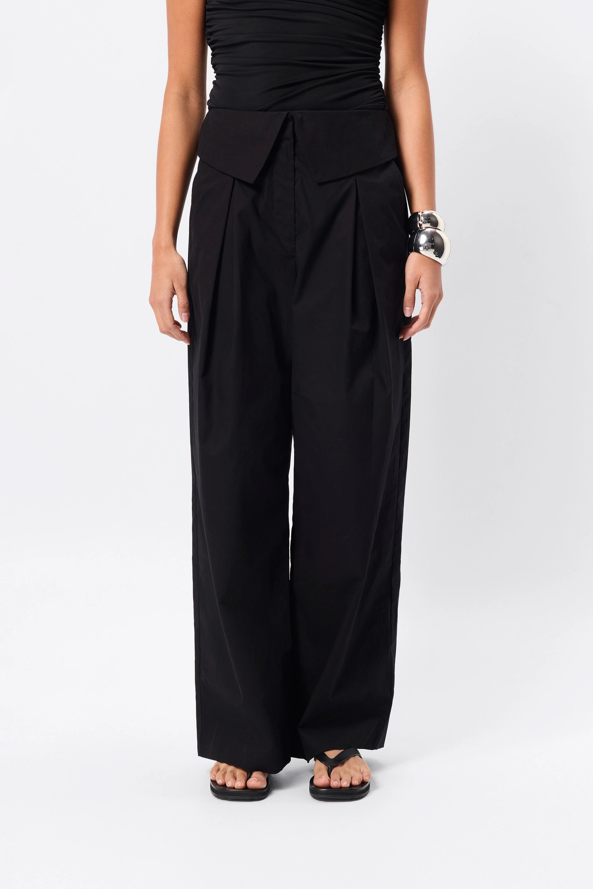Back to me pant, black