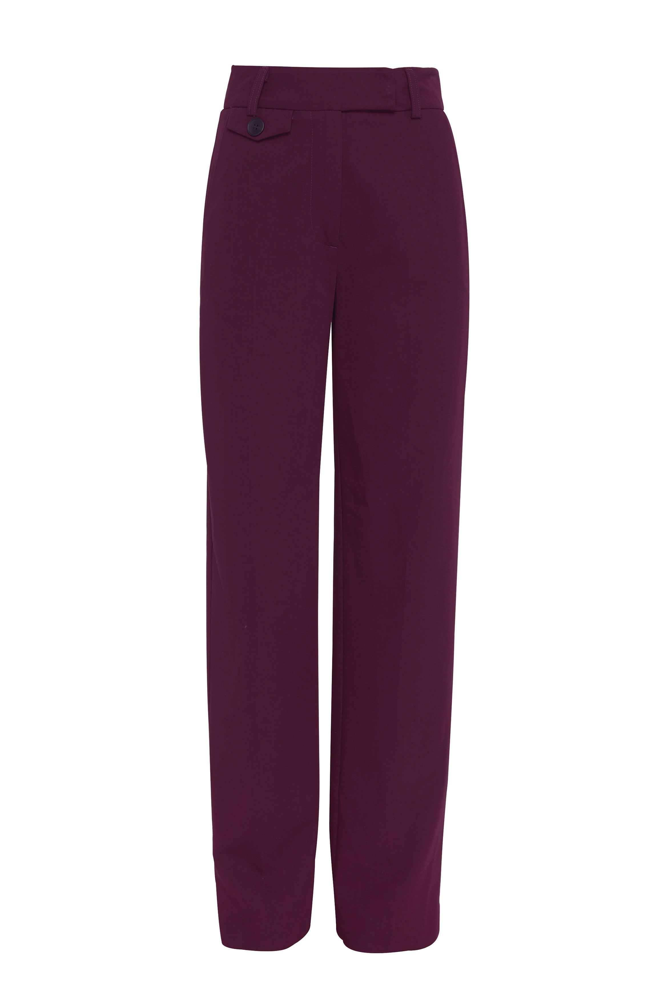 boston straight leg pant, cherry lacquer