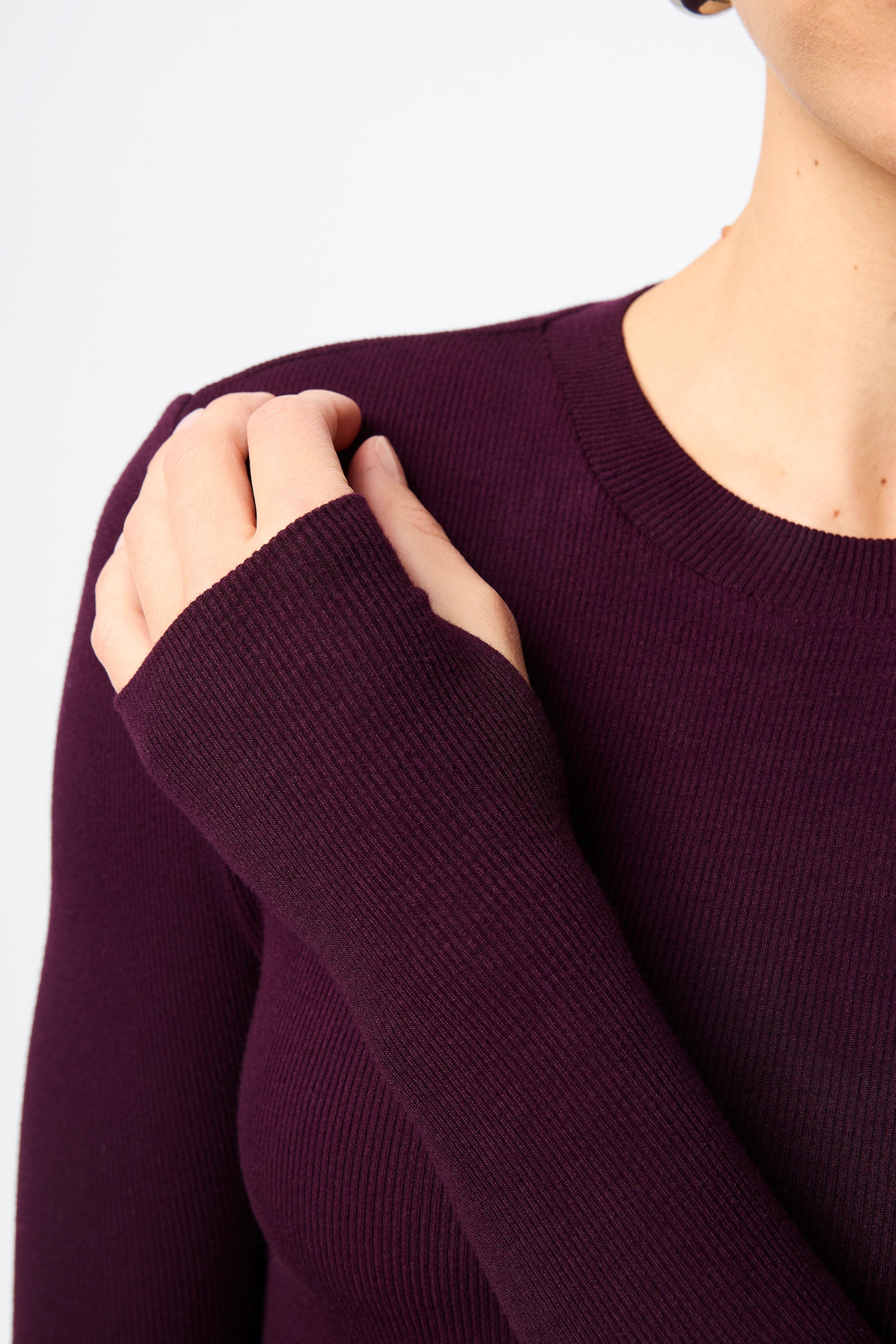 brooklyn top, cherry lacquer