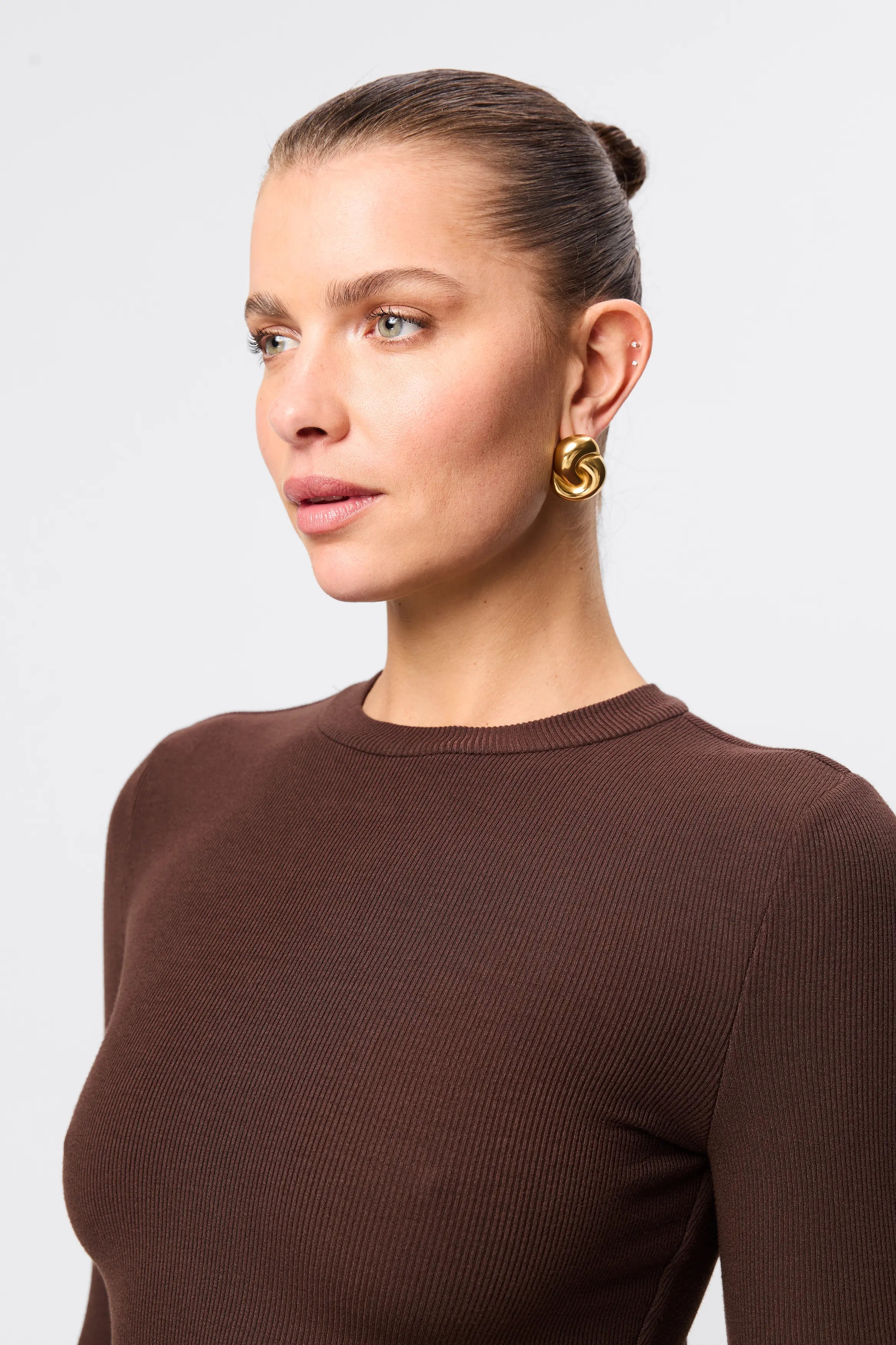 Brooklyn top, chocolate