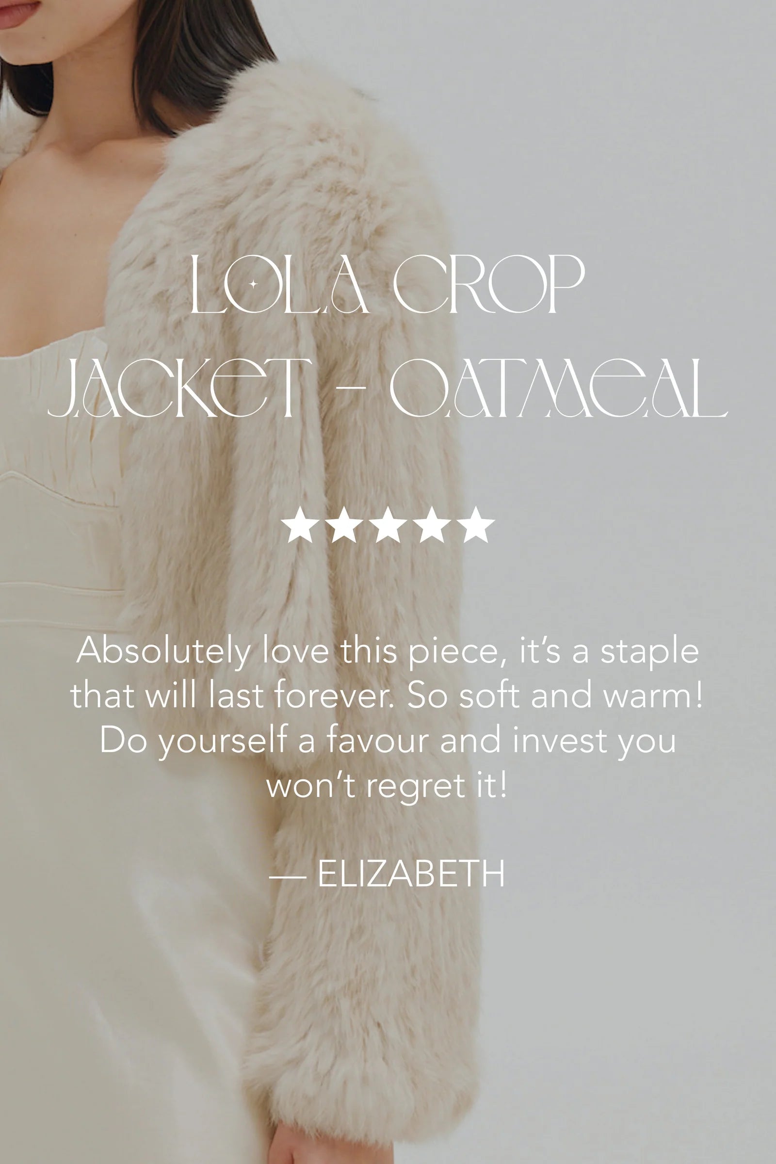 Lola Crop Jacket, Oatmeal