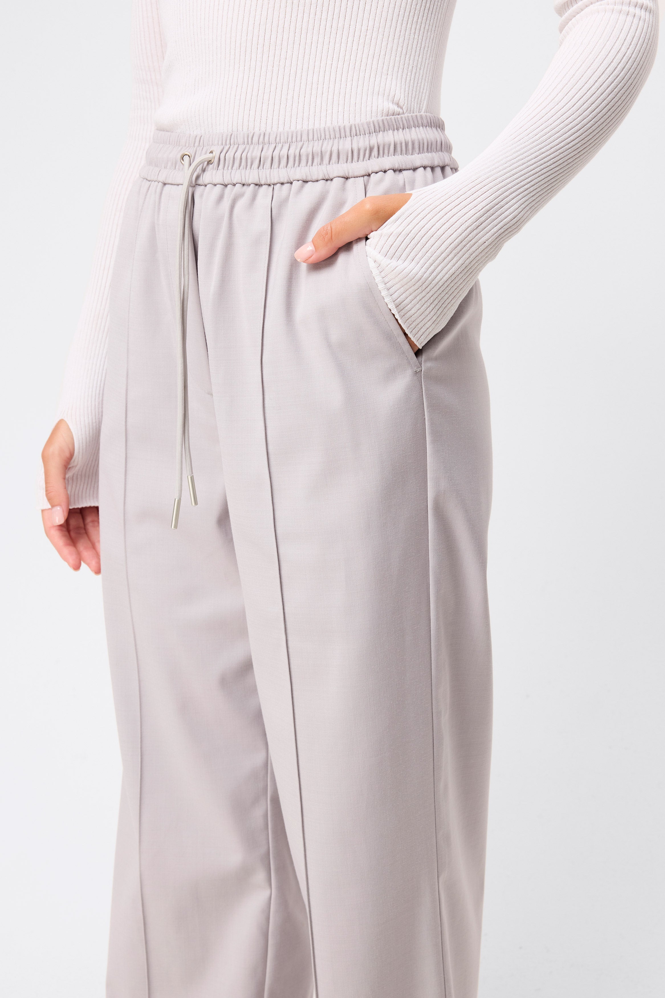 By your side pant, grey