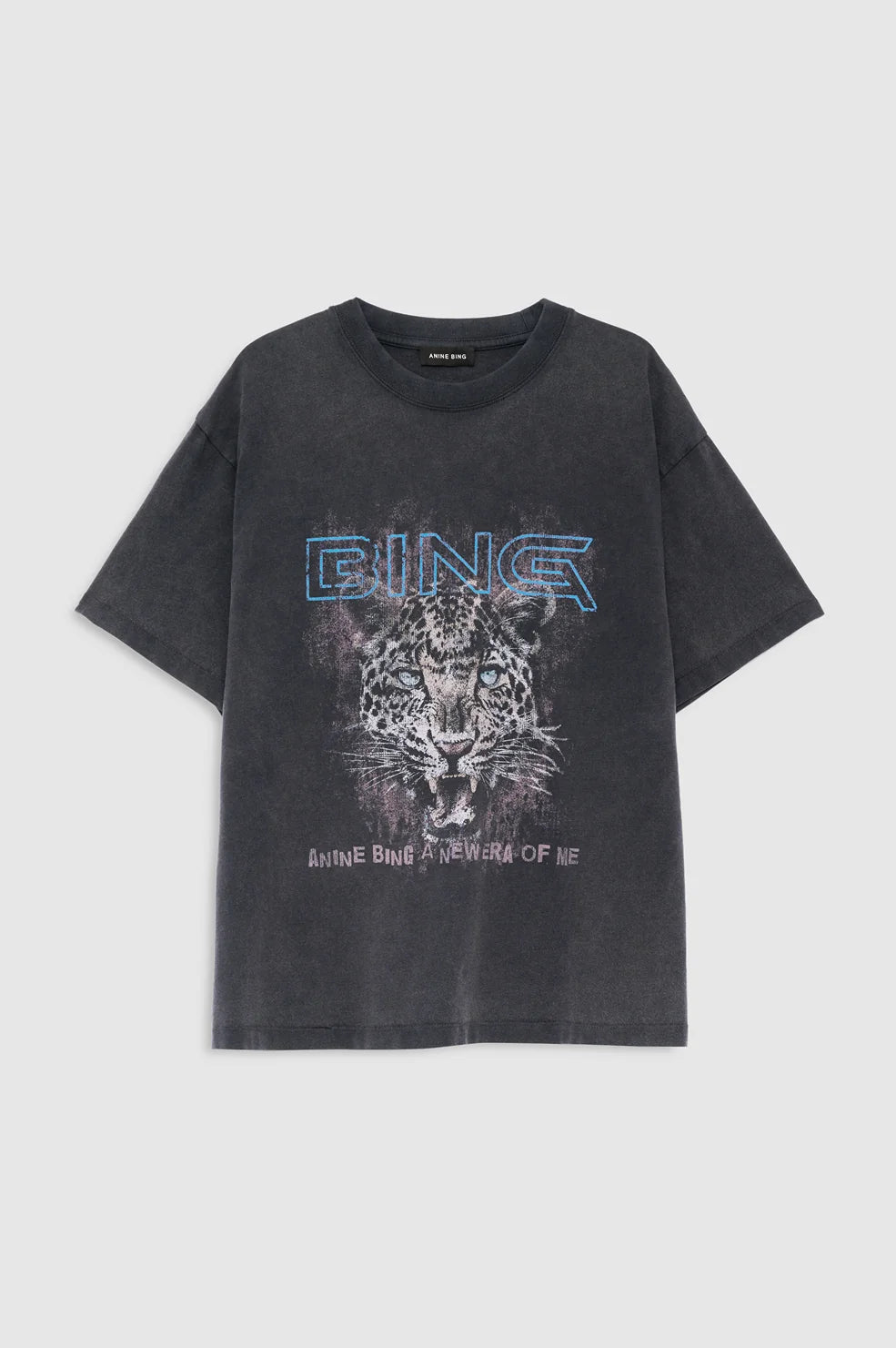 Cade Tee Leo Muse, Washed Black