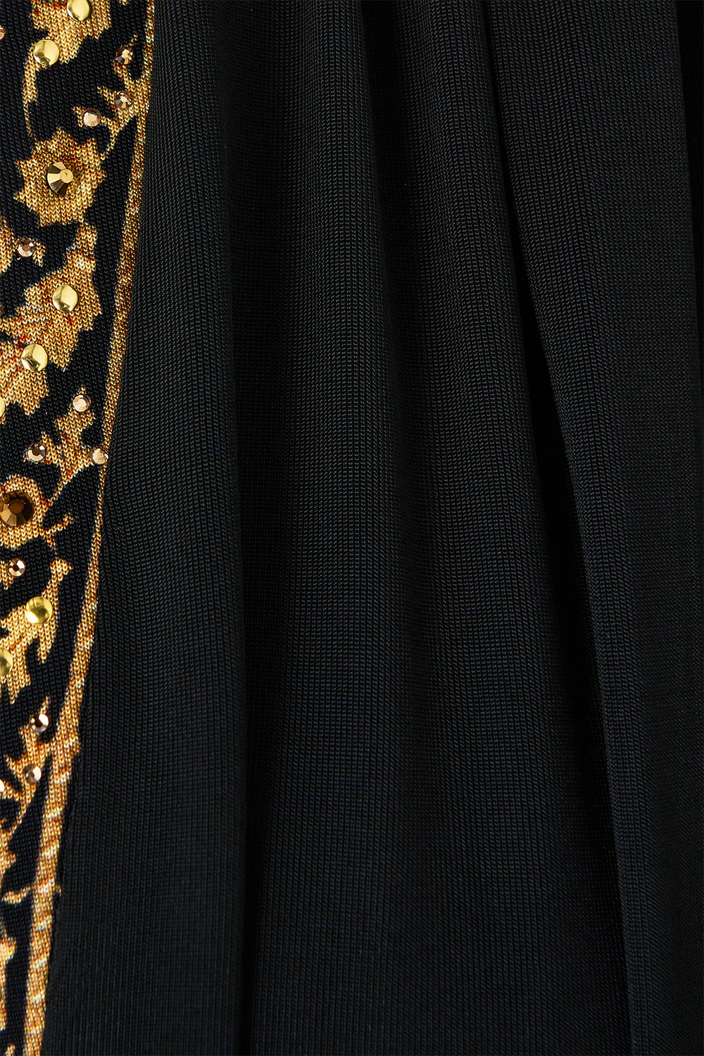 waisted draped jersey dress, Ottoman elegance