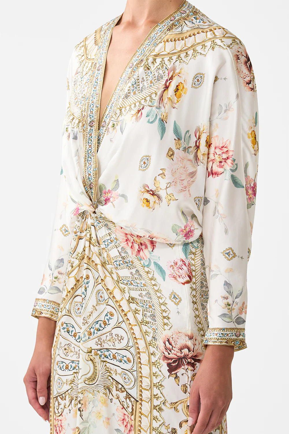 Twist front batwing dress, Ottoman dynasty