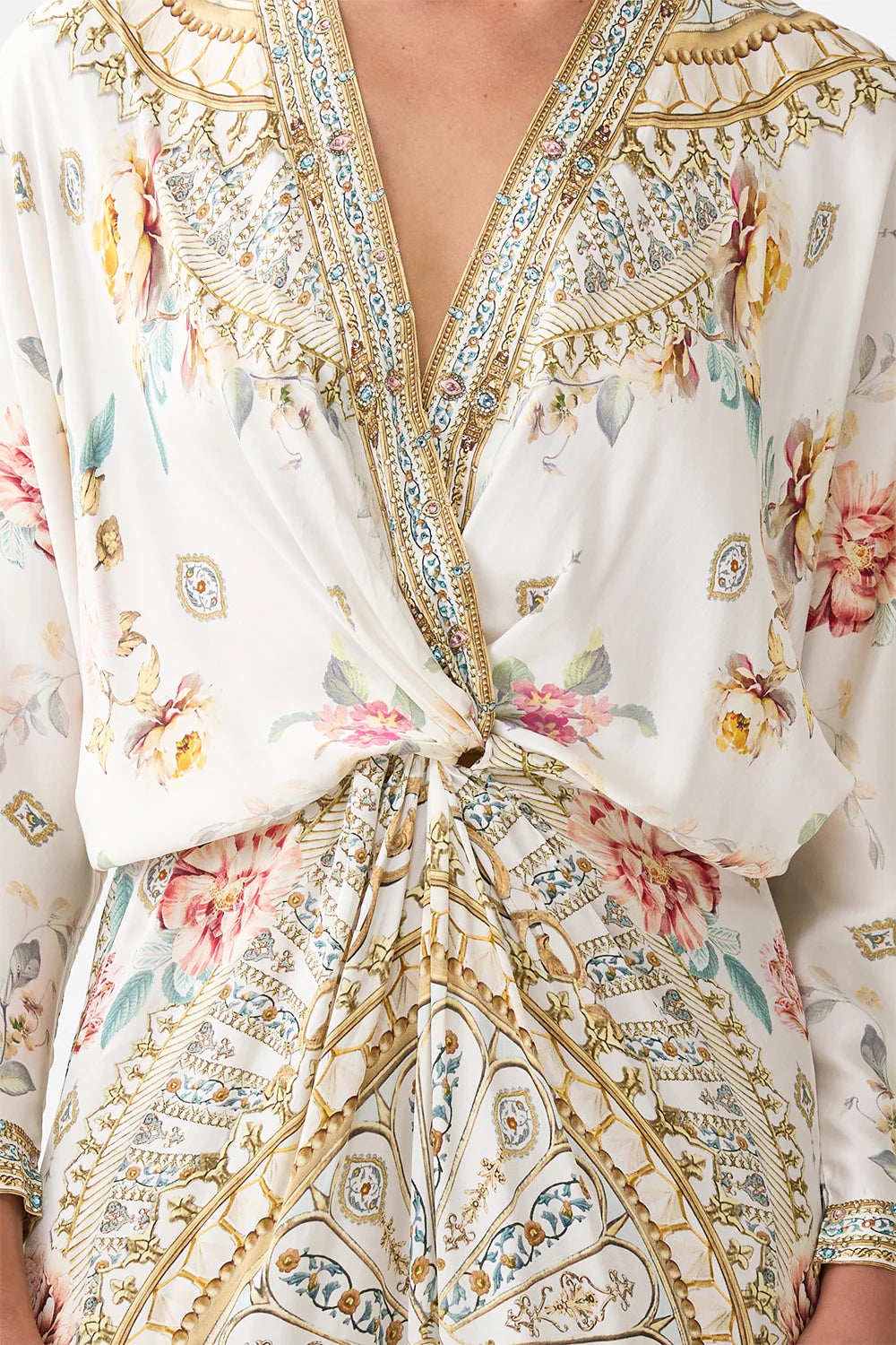 Twist front batwing dress, Ottoman dynasty
