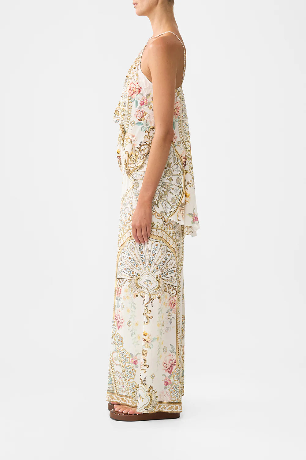Shirred waist pant, ottoman dynasty