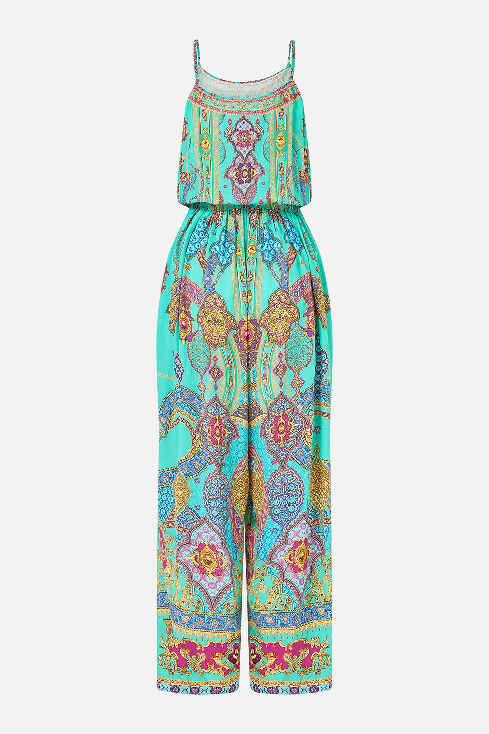 Shoestring strap jumpsuit, The concubine’s corridor