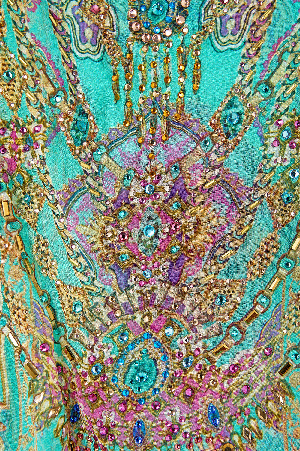 Shoestring strap jumpsuit, The concubine’s corridor