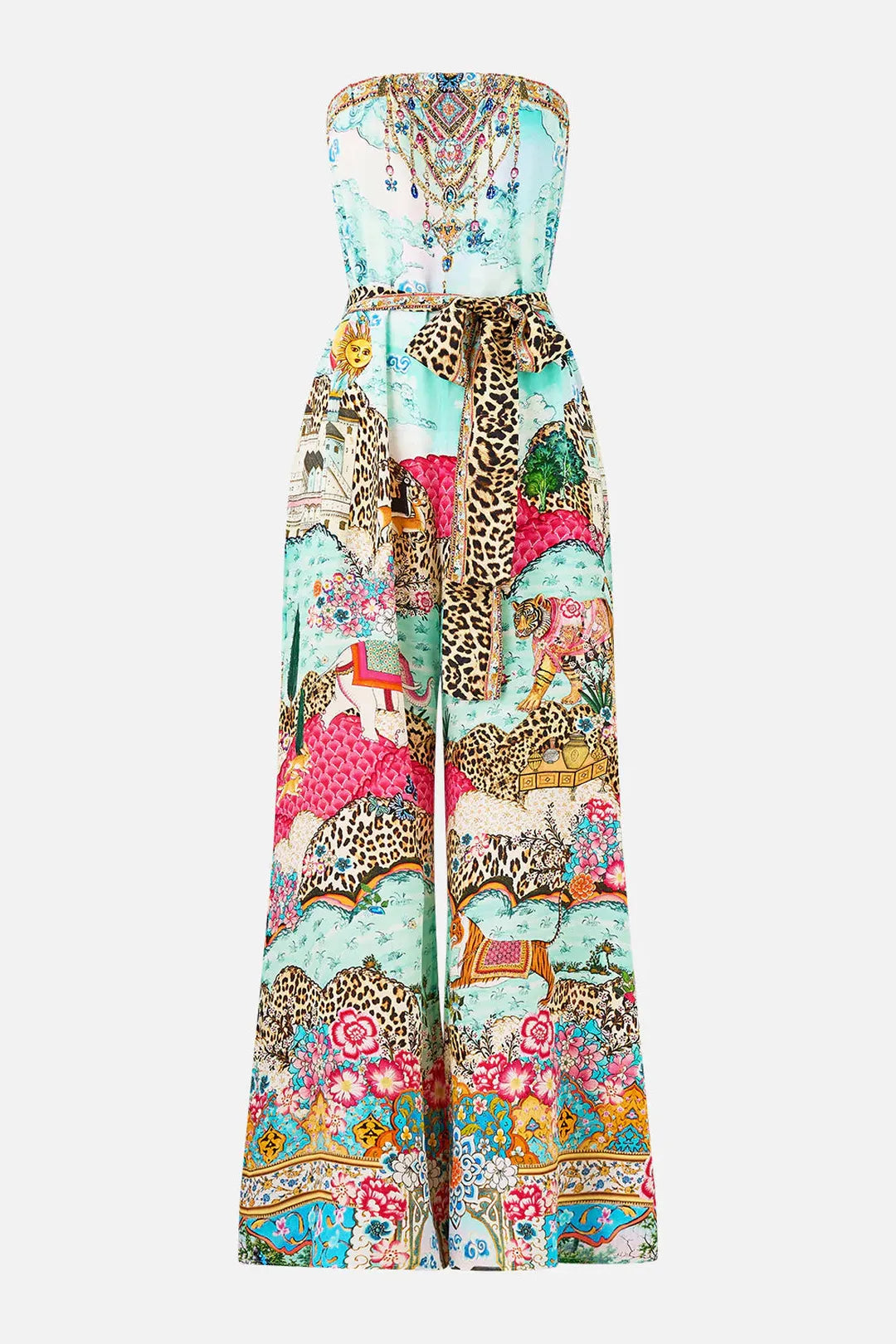 Tie waist strapless jumpsuit, miniature moments