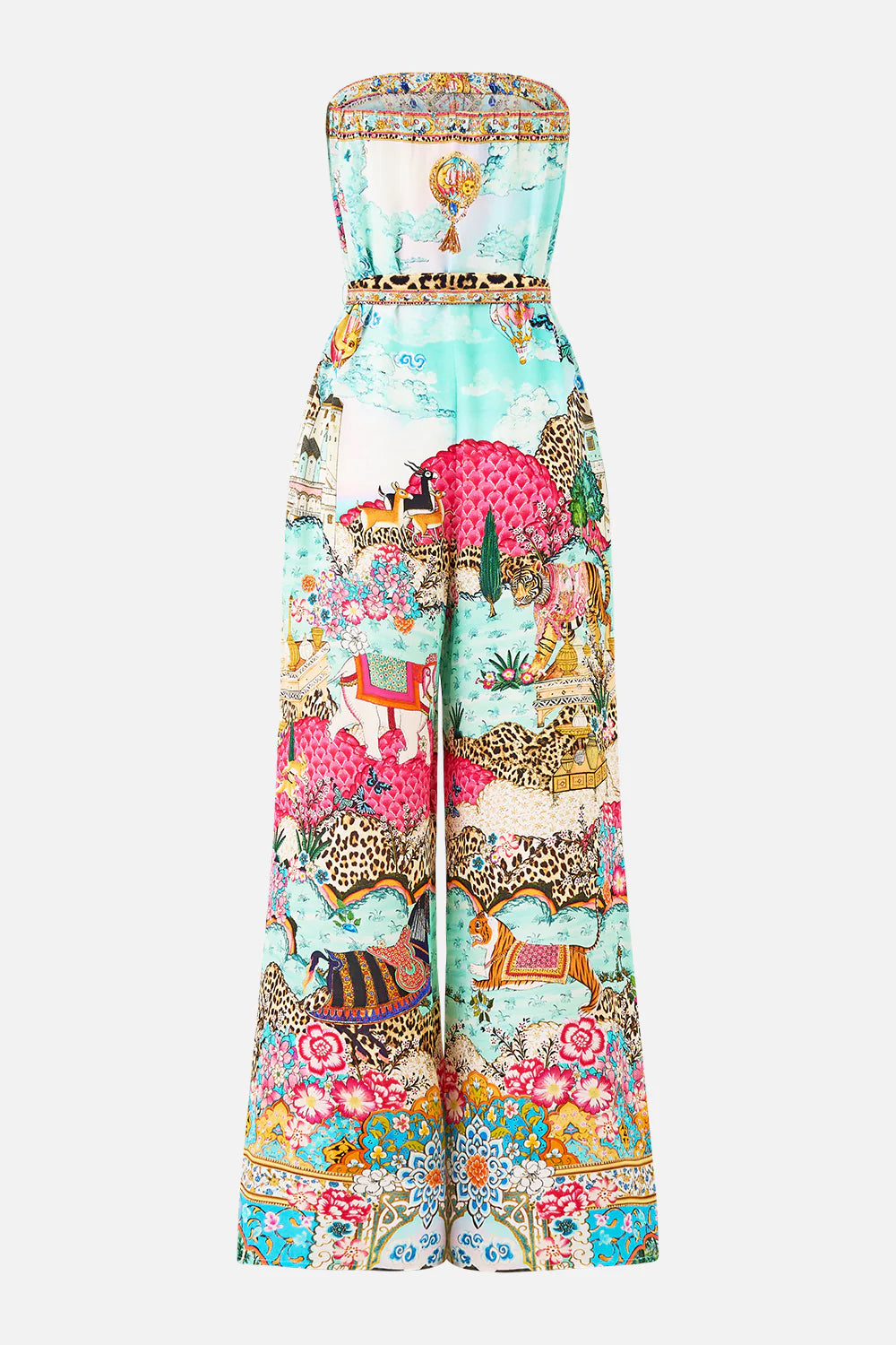 Tie waist strapless jumpsuit, miniature moments