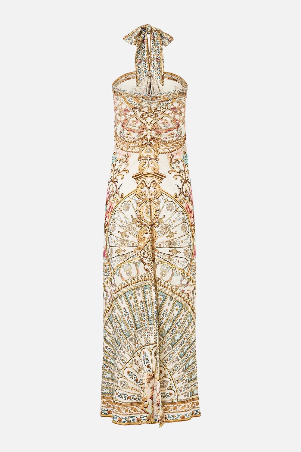 long draped linen jersey halter dress, Ottoman dynasty