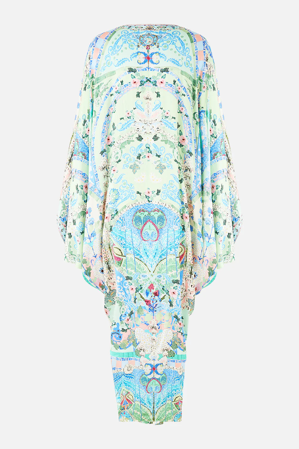 T shape long kaftan, midsummer mosaics