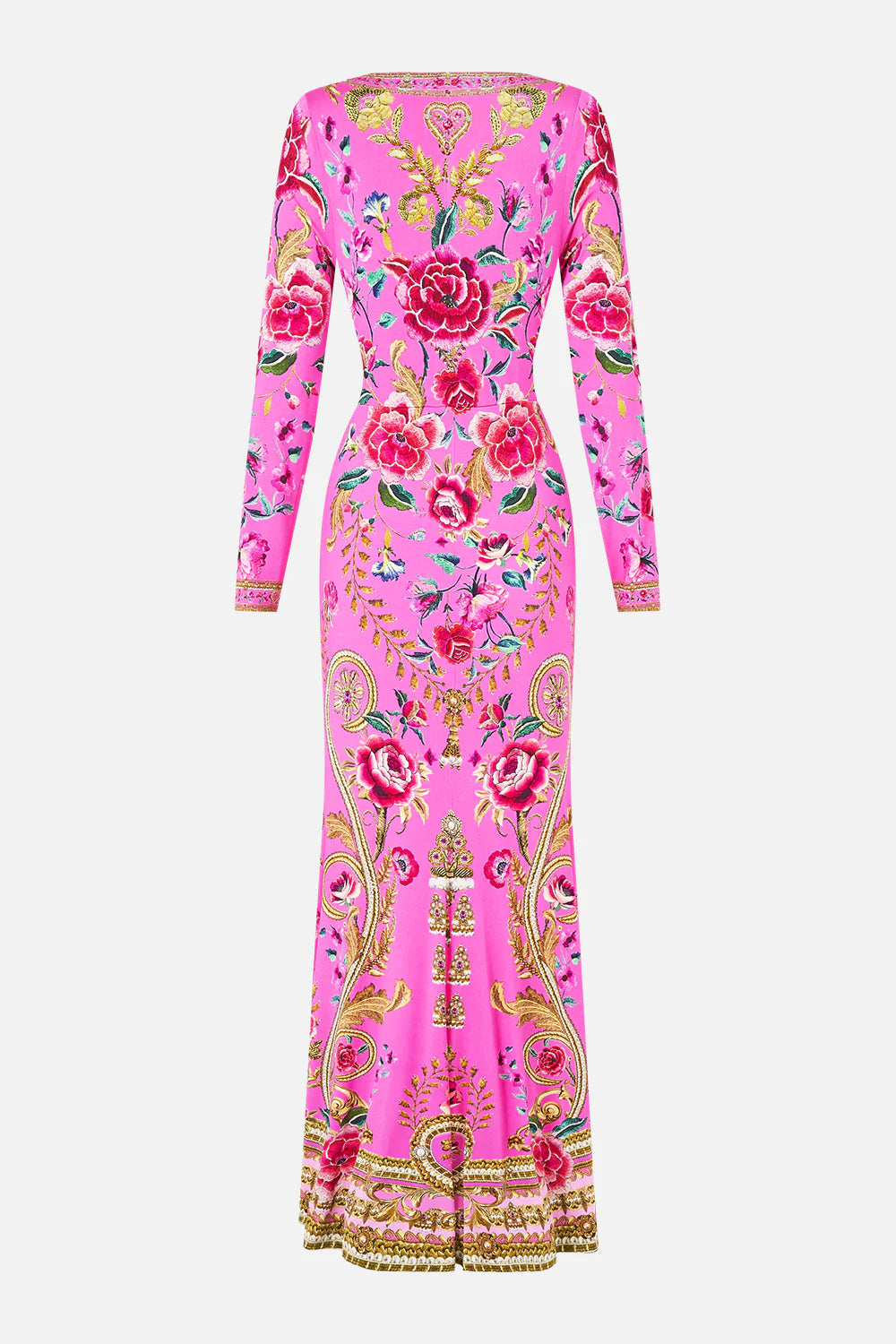 v neck dress with twist front detail, Matadora flora