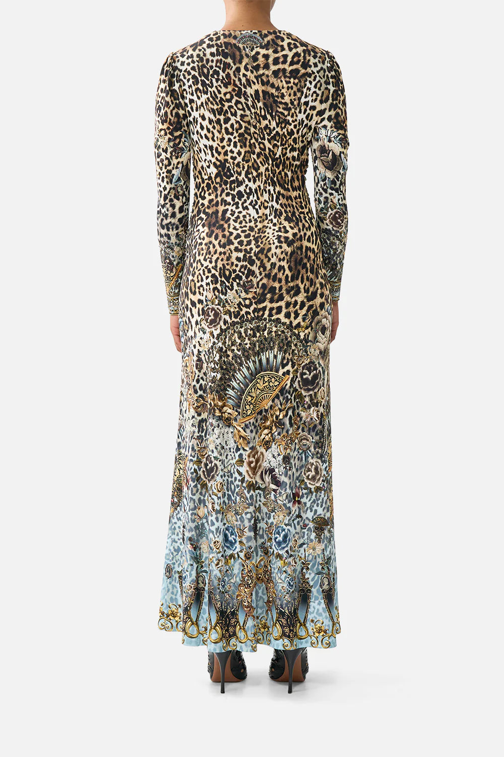 gathered jersey long dress, Fiesta, siesta, repeat