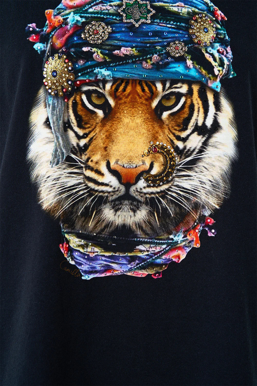 slim fit round neck t-shirt, Amulets and alchemy