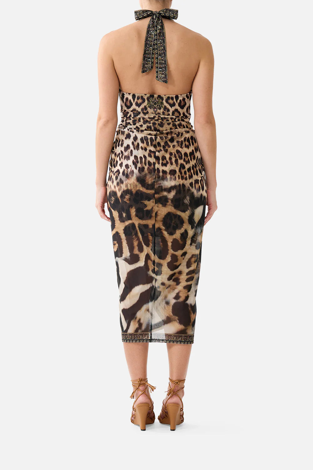 side twist jersey dress, Leotigra land