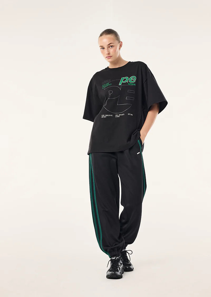 Current oversized tee, black
