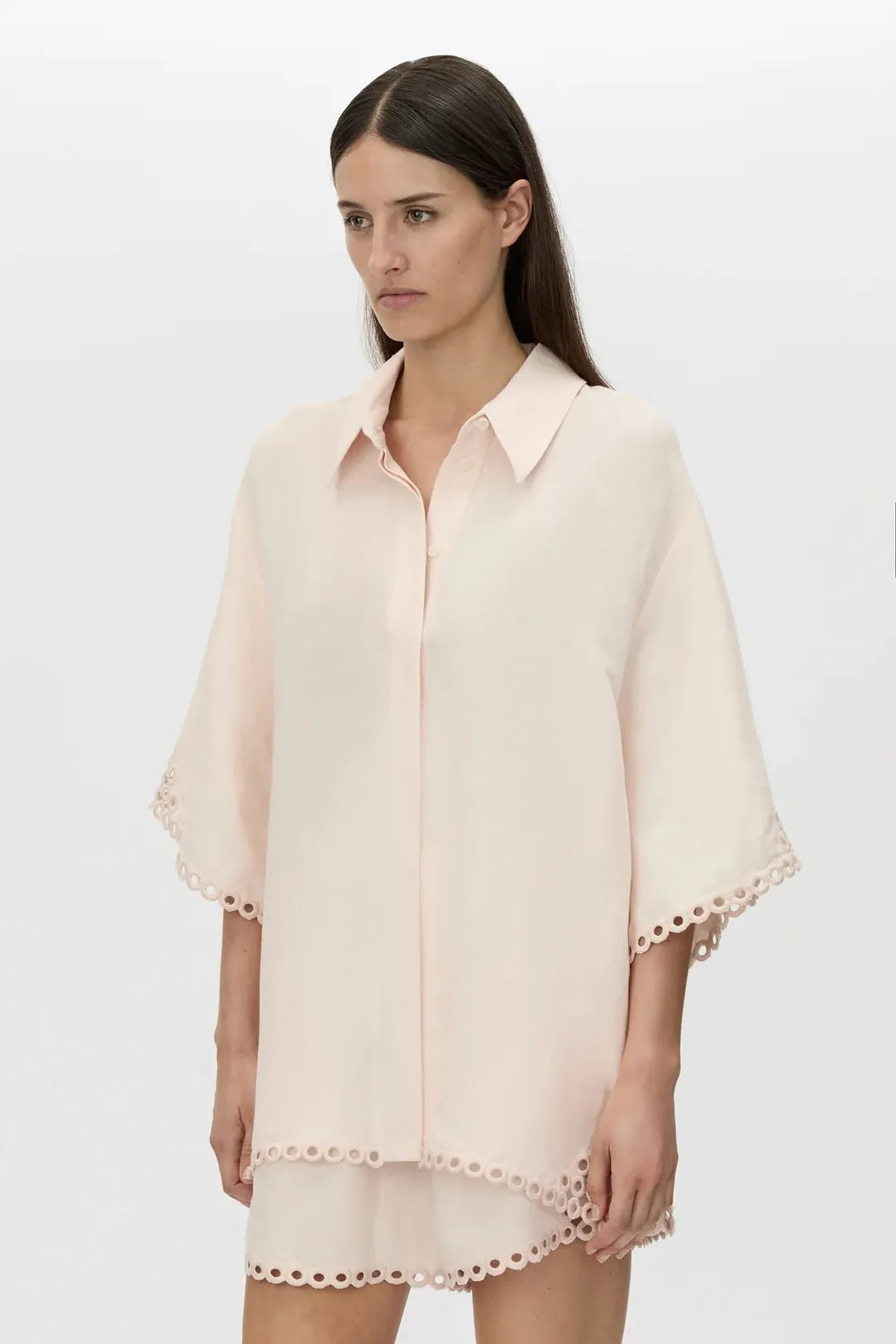 Lolani shirt, soft pink