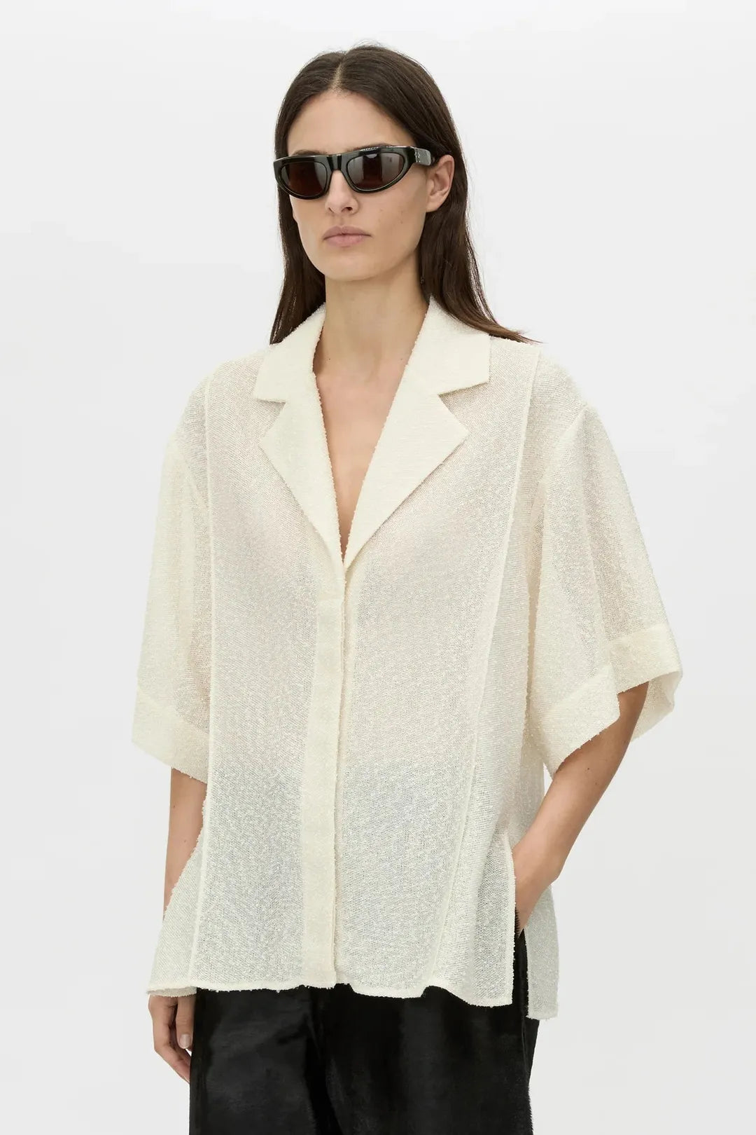 Merle shirt, cream