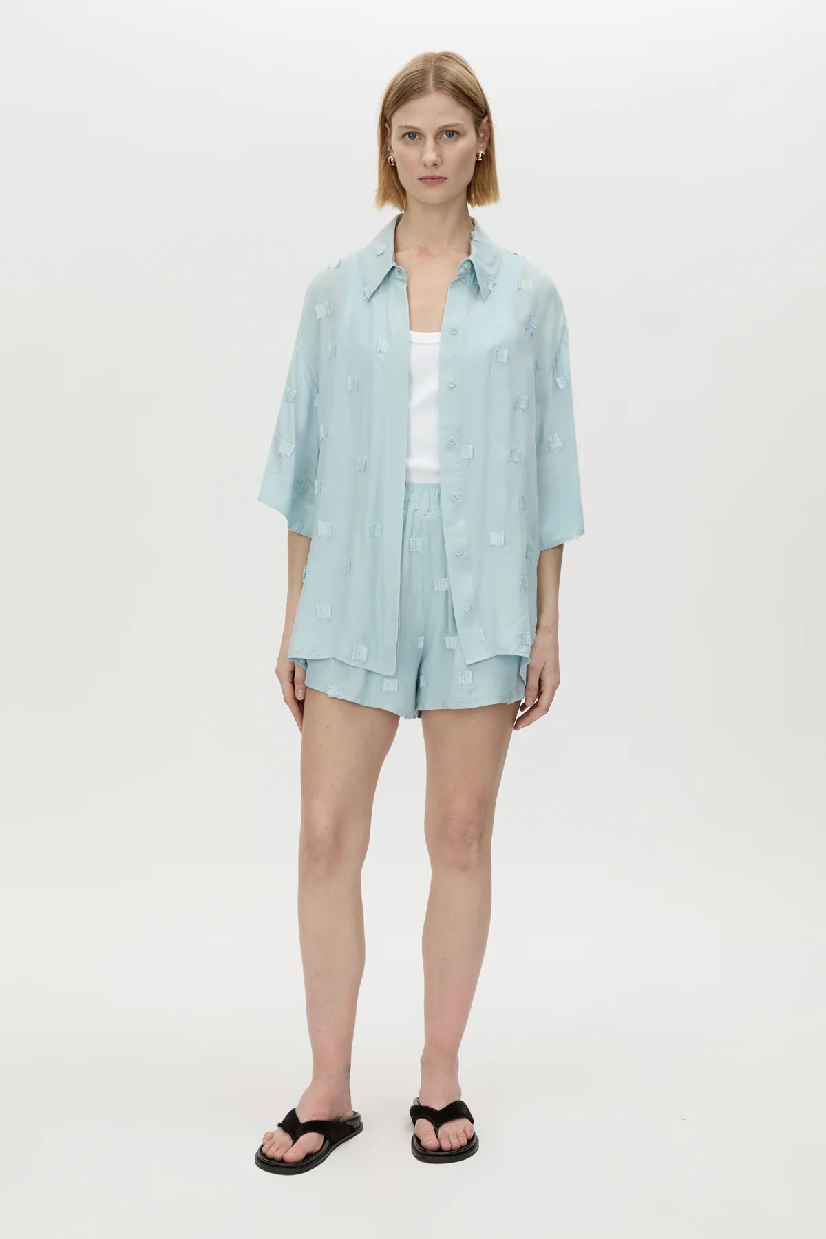 ottilie 2.0 short sleeve , soft blue