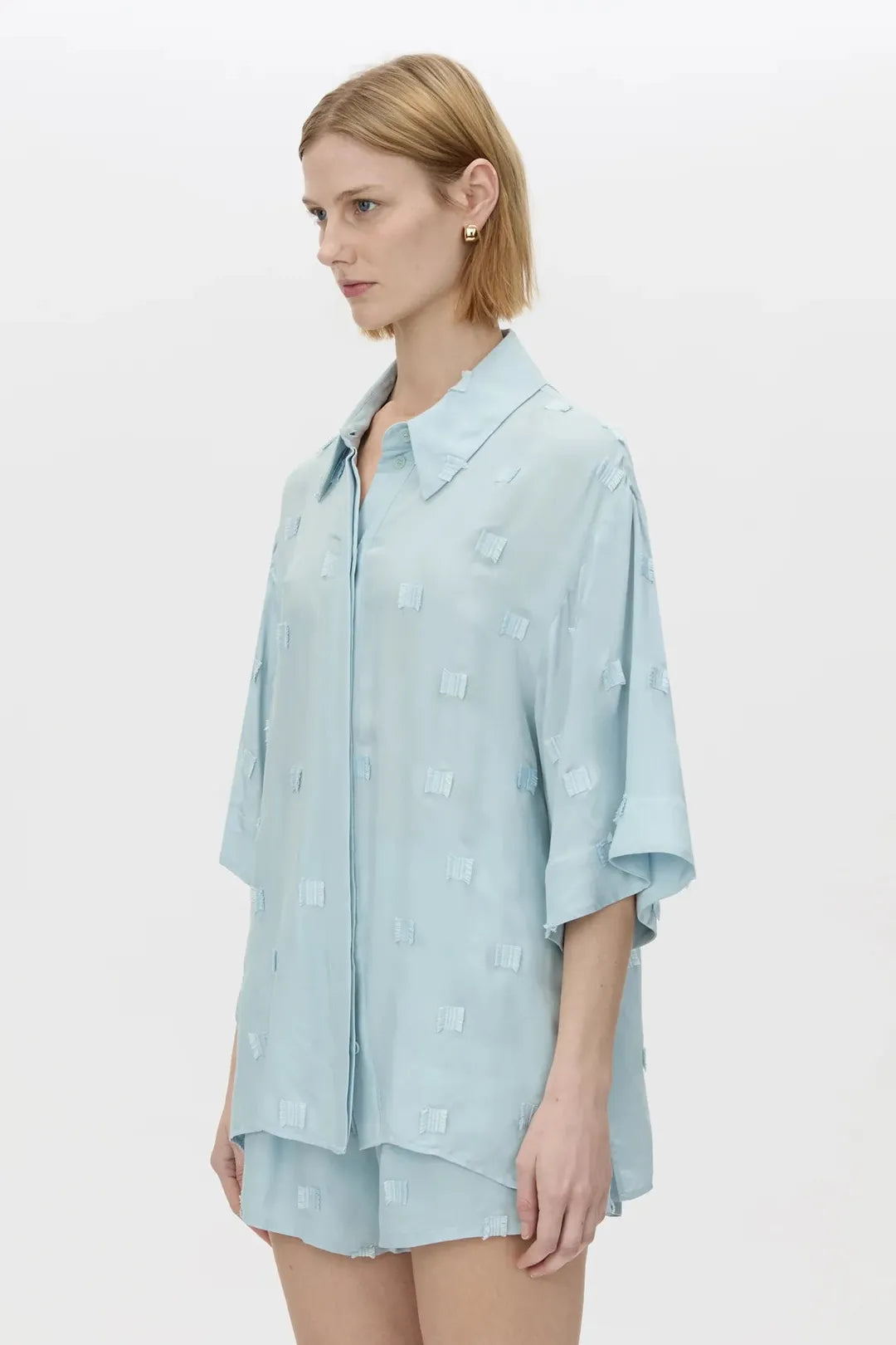 ottilie 2.0 short sleeve , soft blue