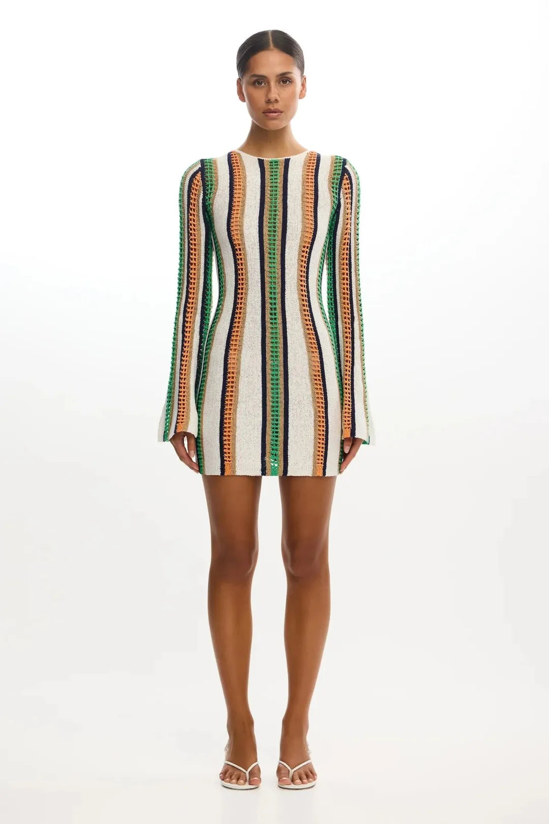 may long sleeve mini dress, kaleidoscope