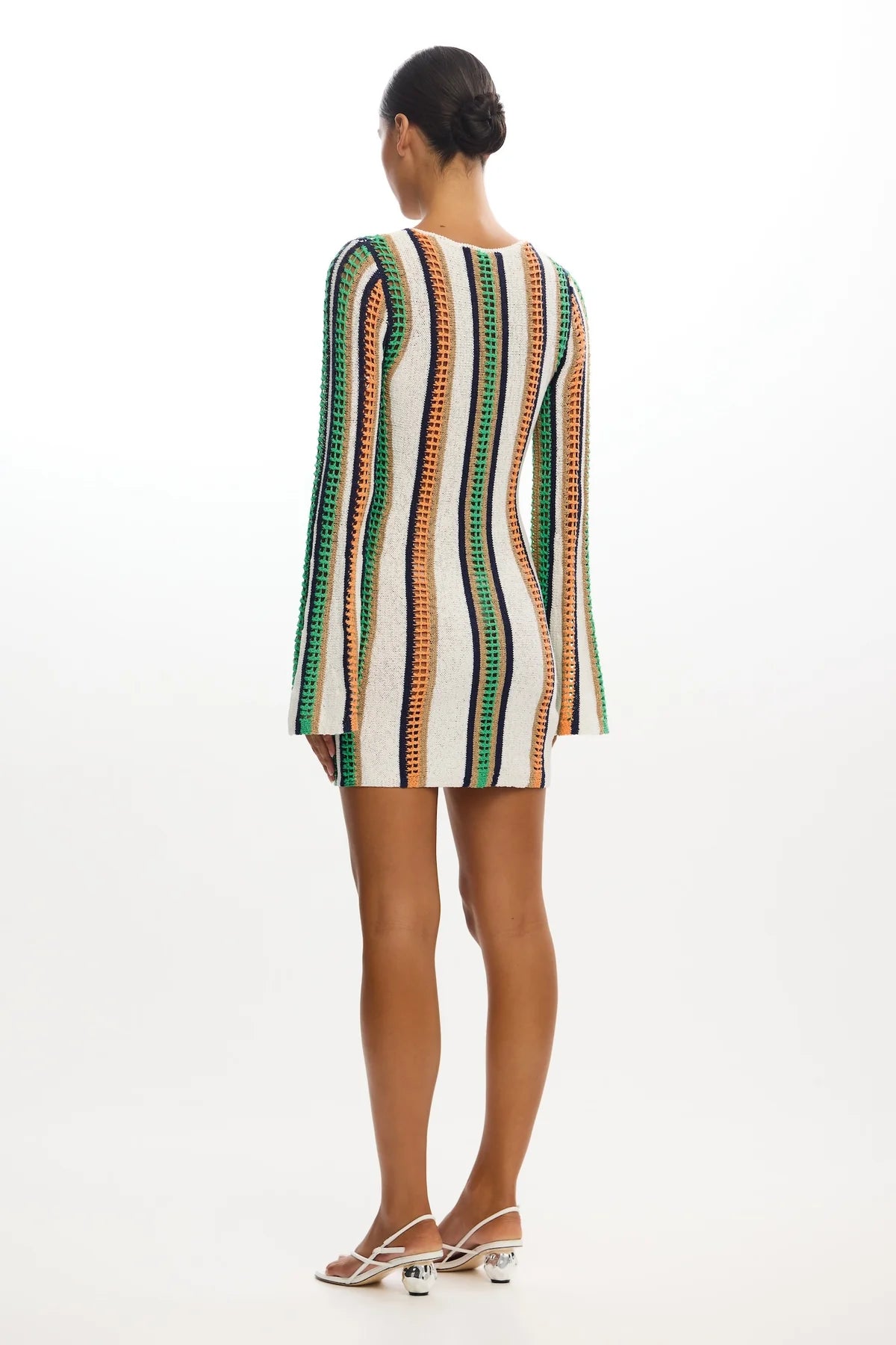 may long sleeve mini dress, kaleidoscope