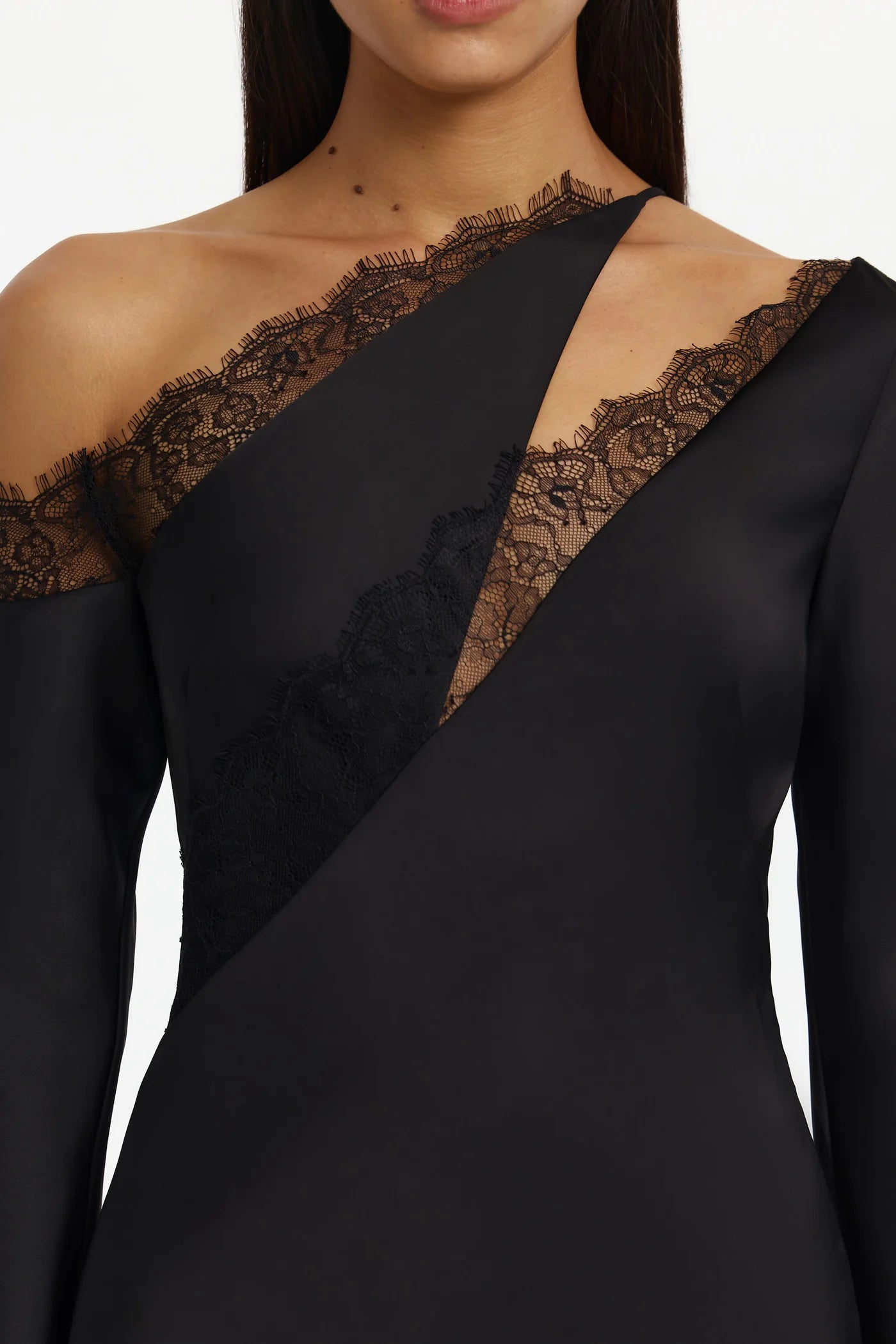 Ellis long sleeve maxi dress, black
