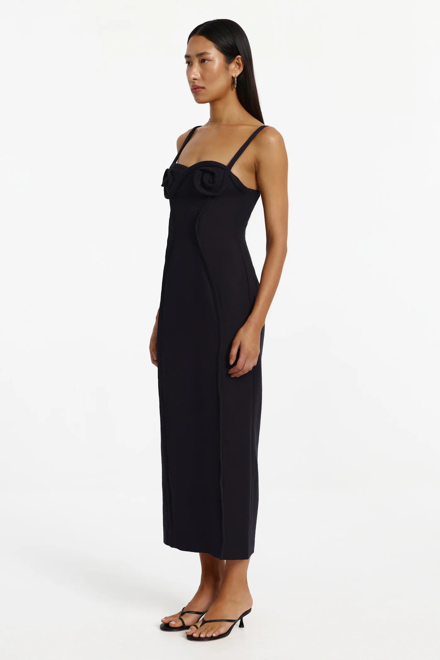 Vanesa maxi dress, black