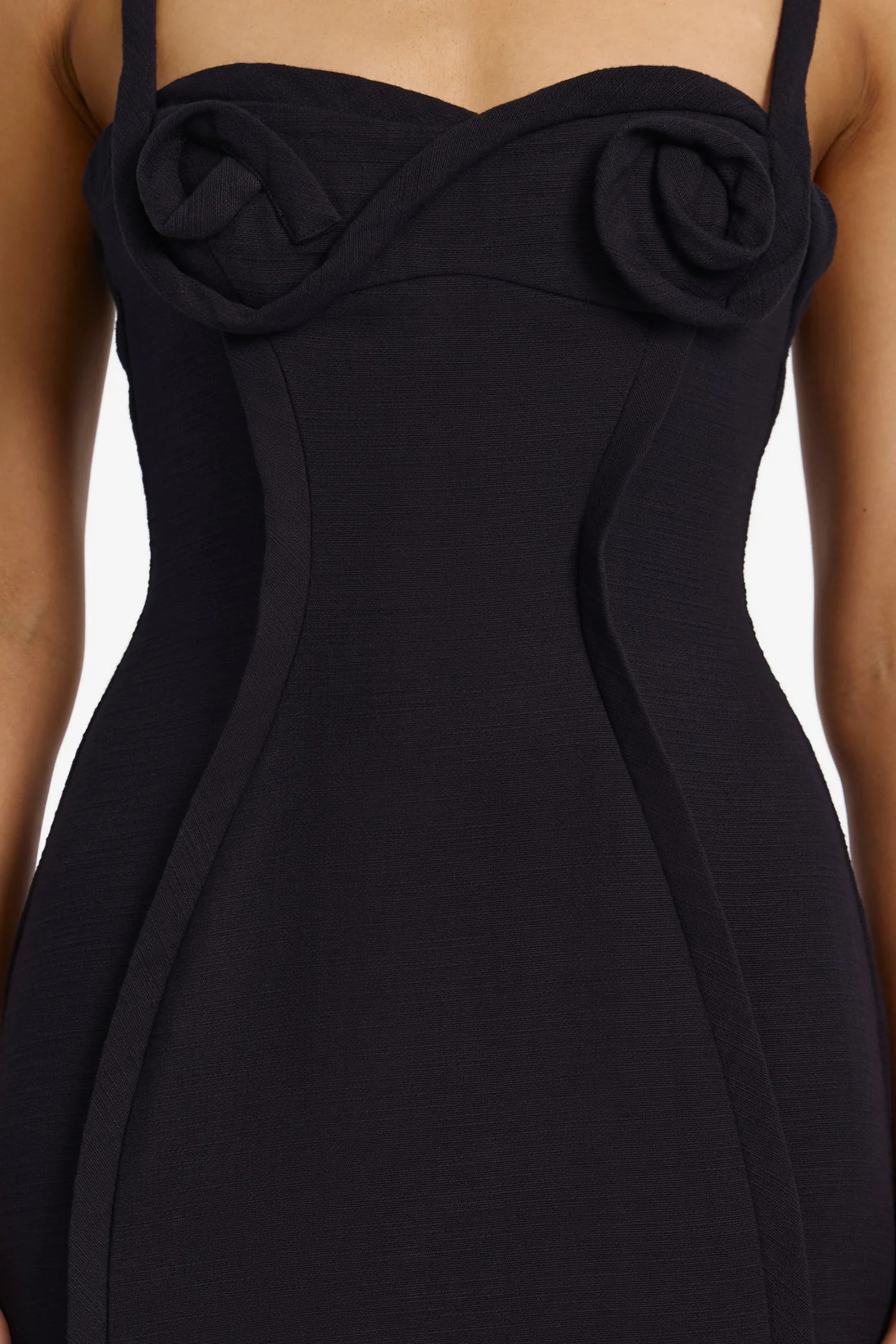 Vanesa maxi dress, black