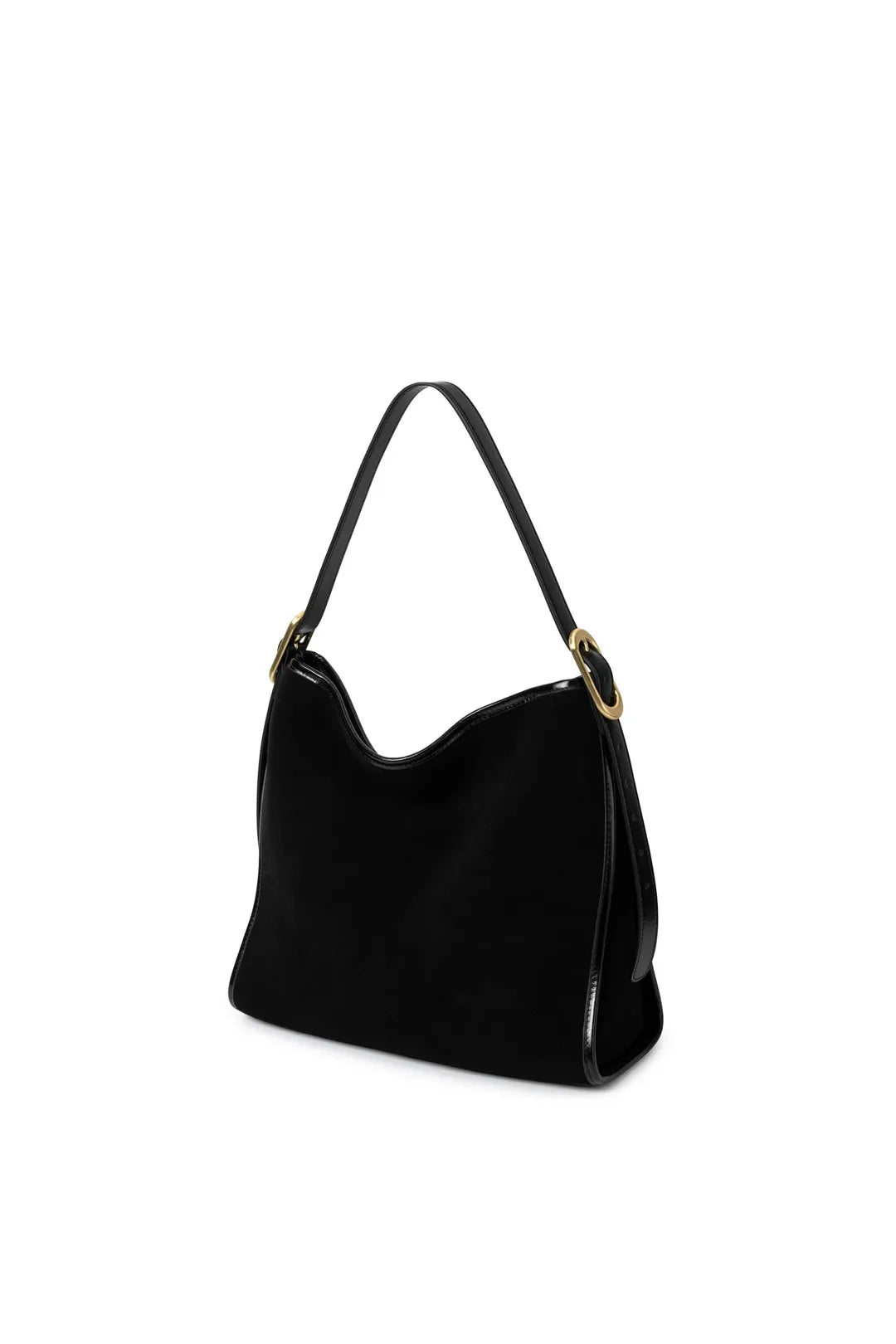 The Moretto, black suede