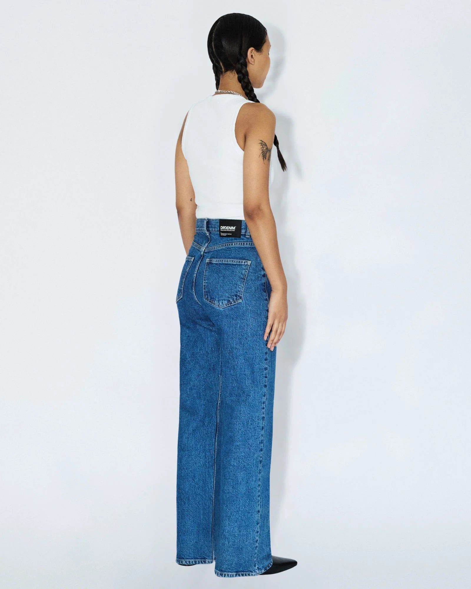 Echo high straight jeans, Bay mid retro
