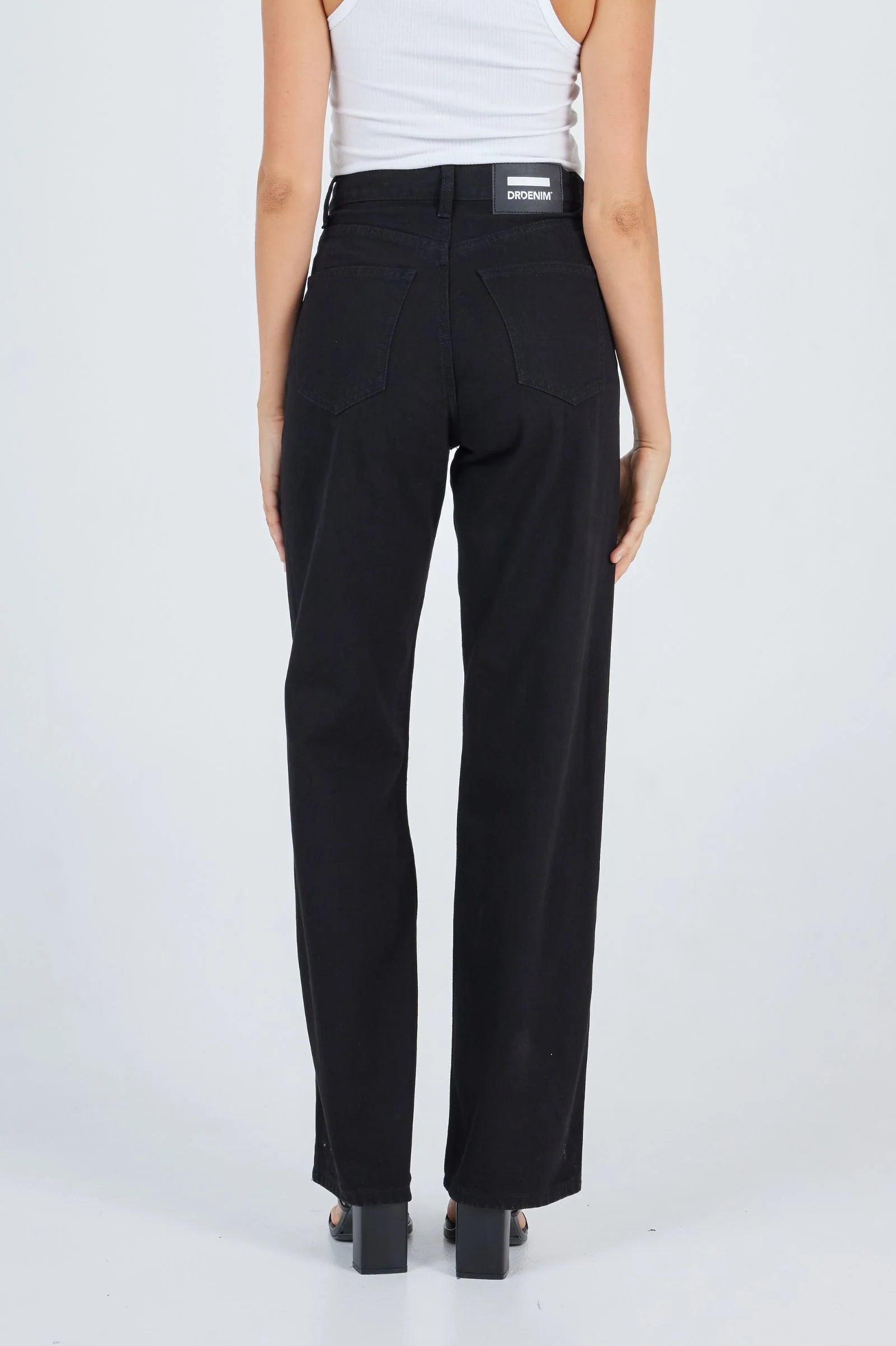 Echo straight jeans, black