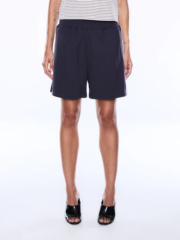 Valentina stripe short, charcoal