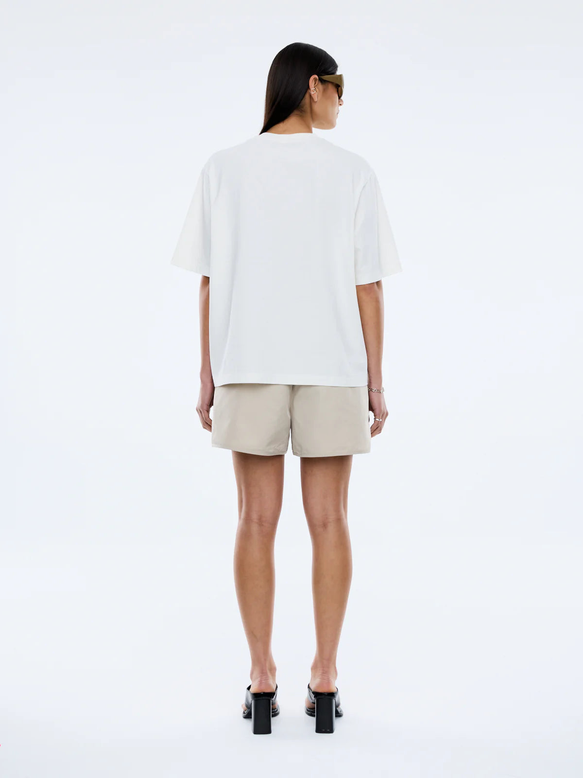 Pelly floral tee, vintage white