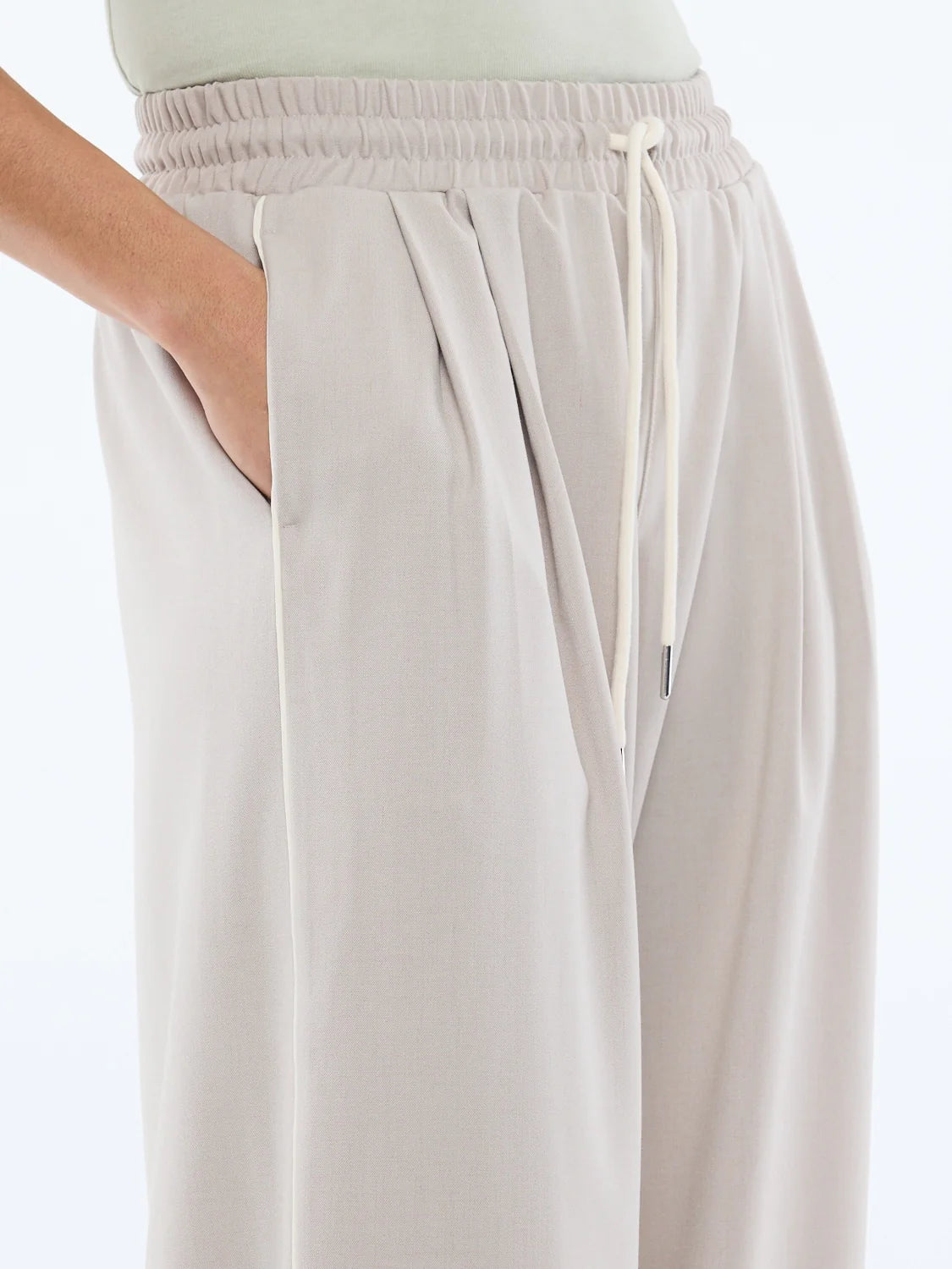 Bowie wide leg pant, sand
