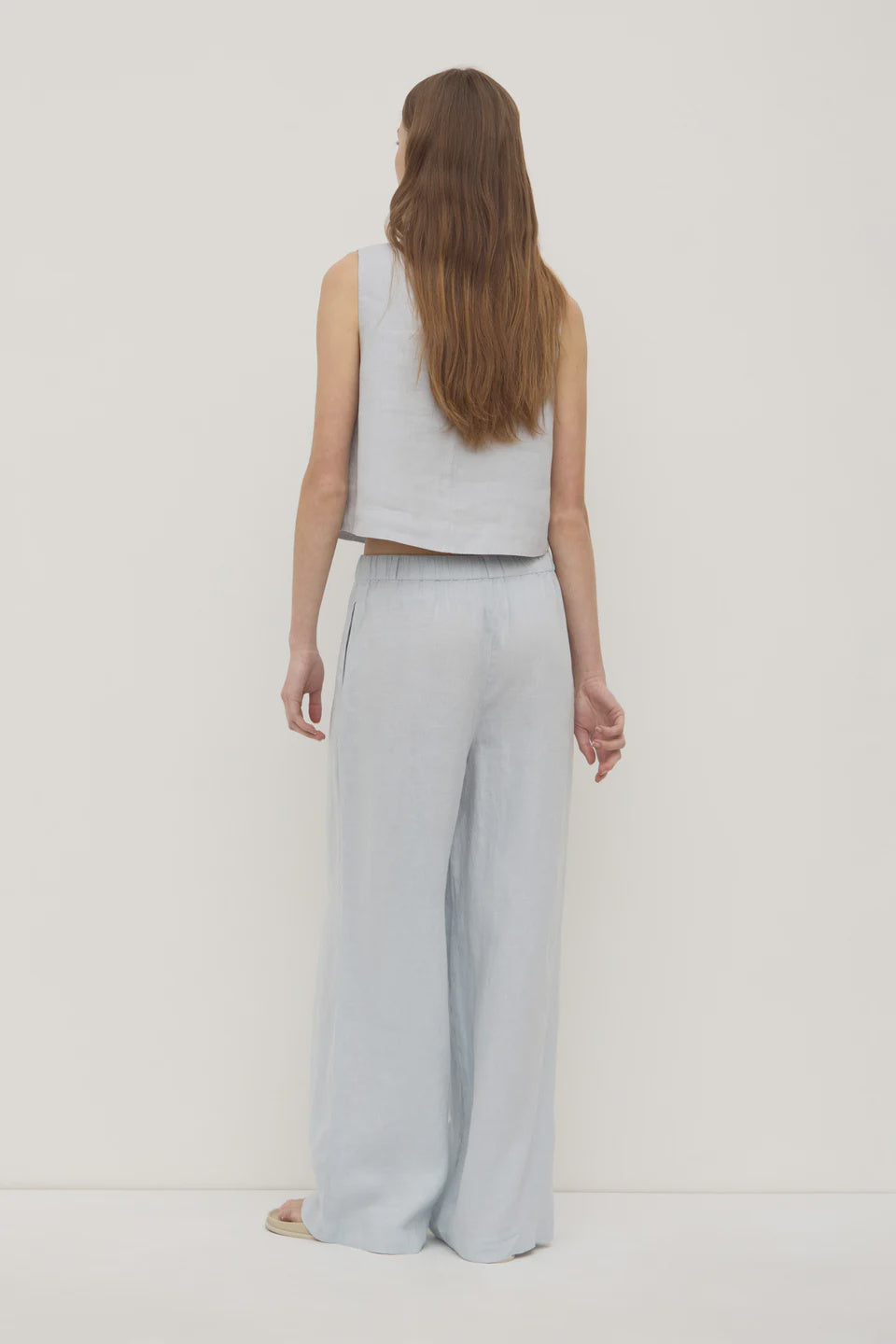 Everyday linen pant, cloud