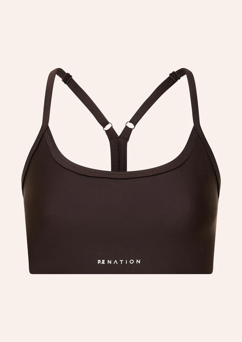 Fairmont sports bra, espresso