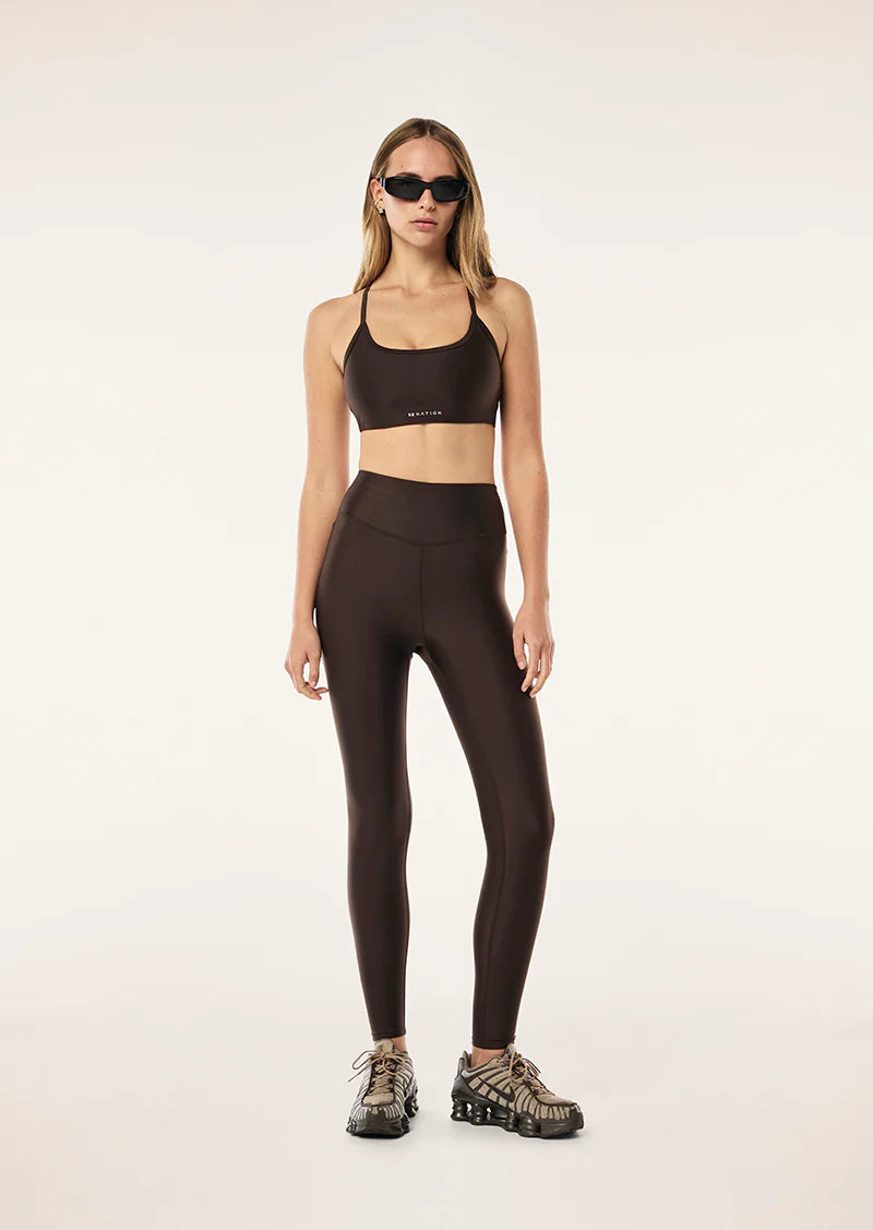 Fairmont full length legging, espresso