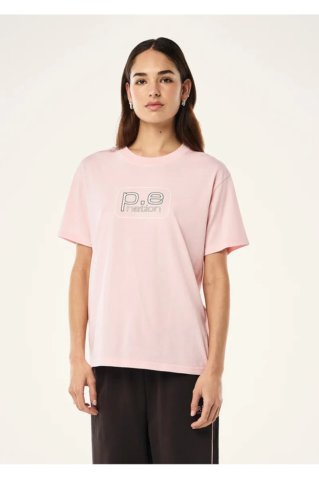 Flux tee, chalk pink