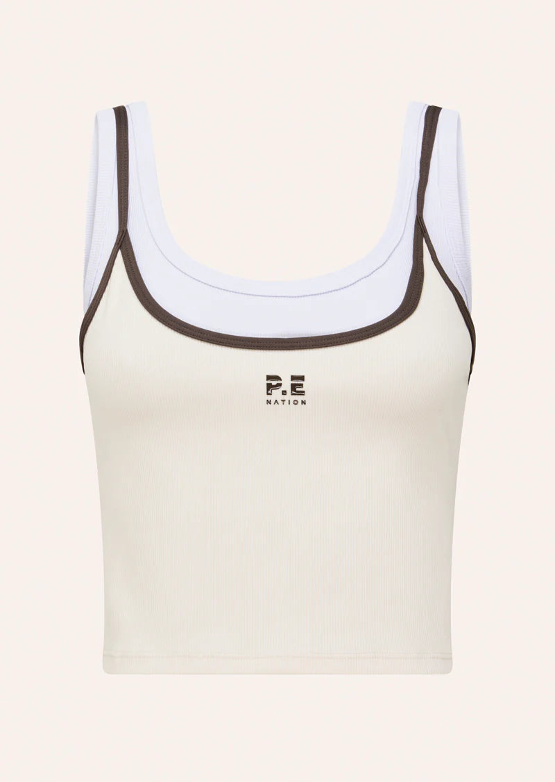 Forward tank, whisper white/walnut