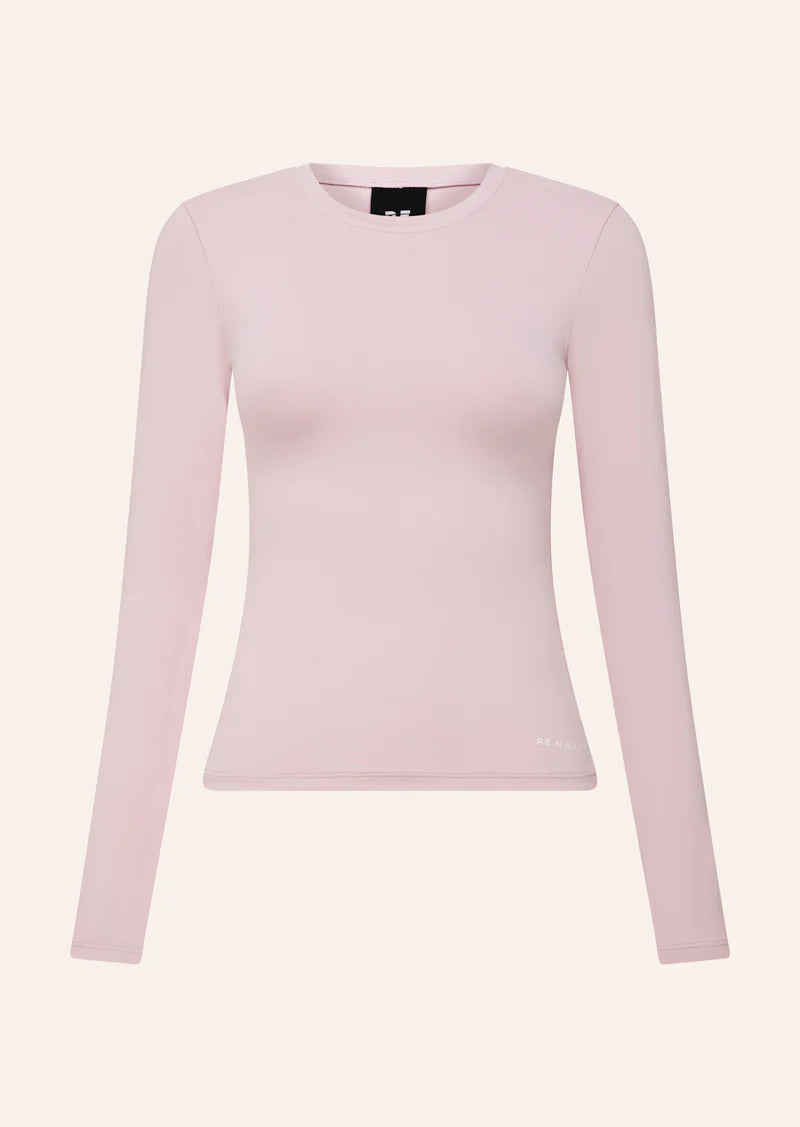 Foundation ls top, chalk pink
