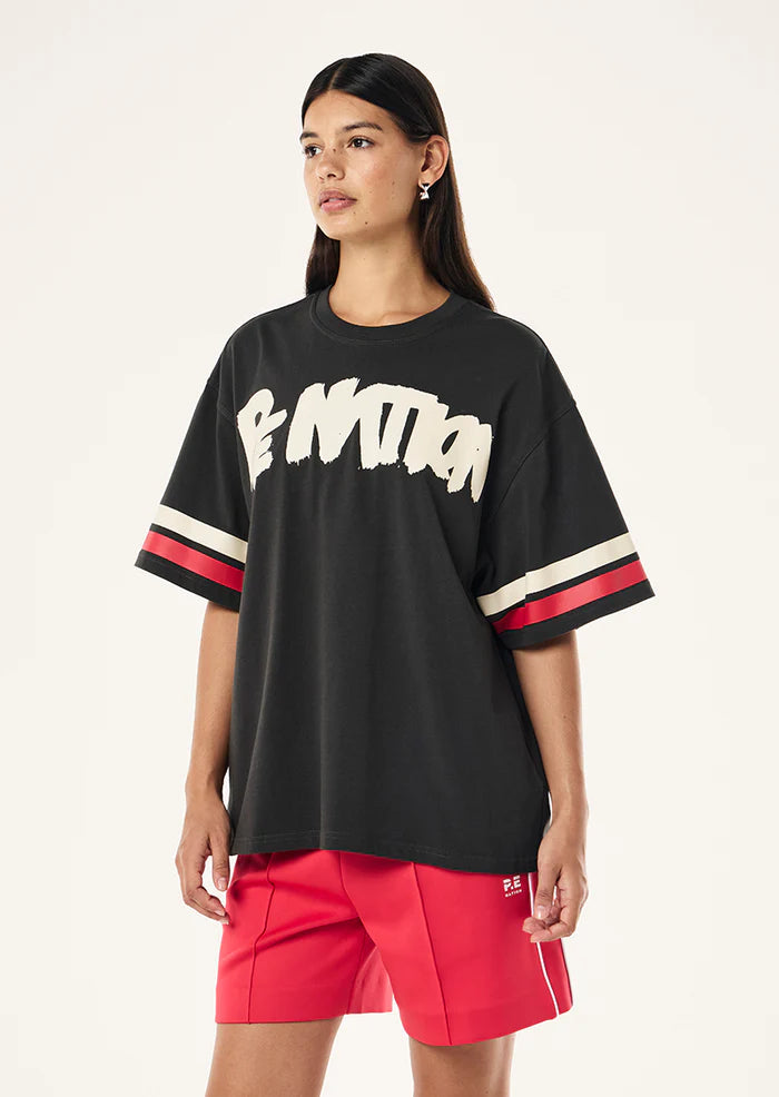 Frontline oversized tee, asphalt
