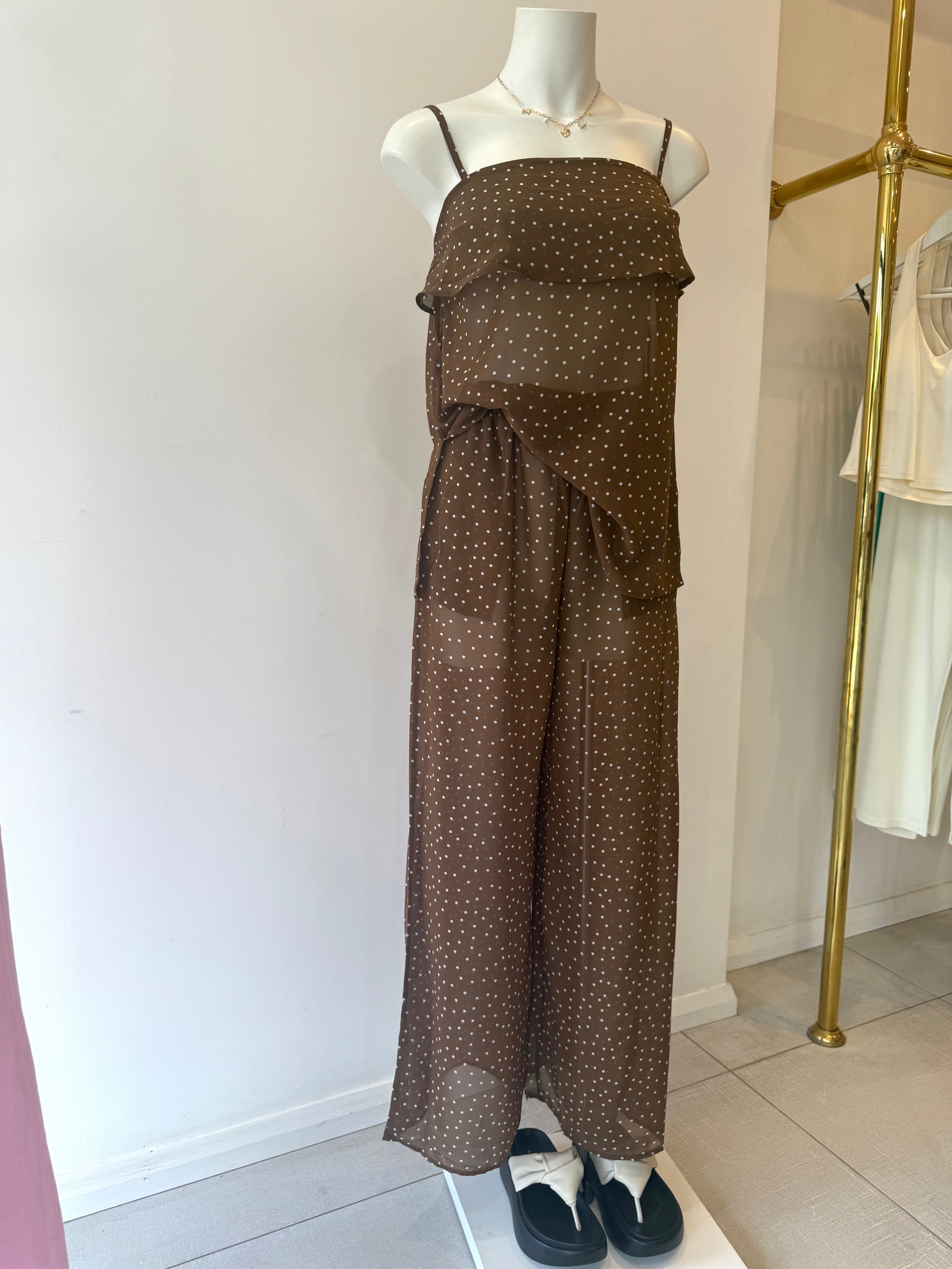 Polka Tunic + Pant set